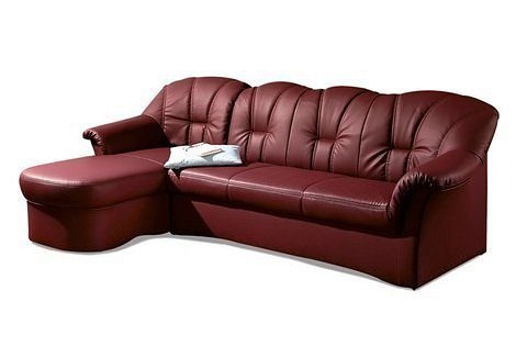 DOMO collection Ecksofa Papenburg L-Form, in grosser Farbvielfalt, wahlweise mit Bettfunktion