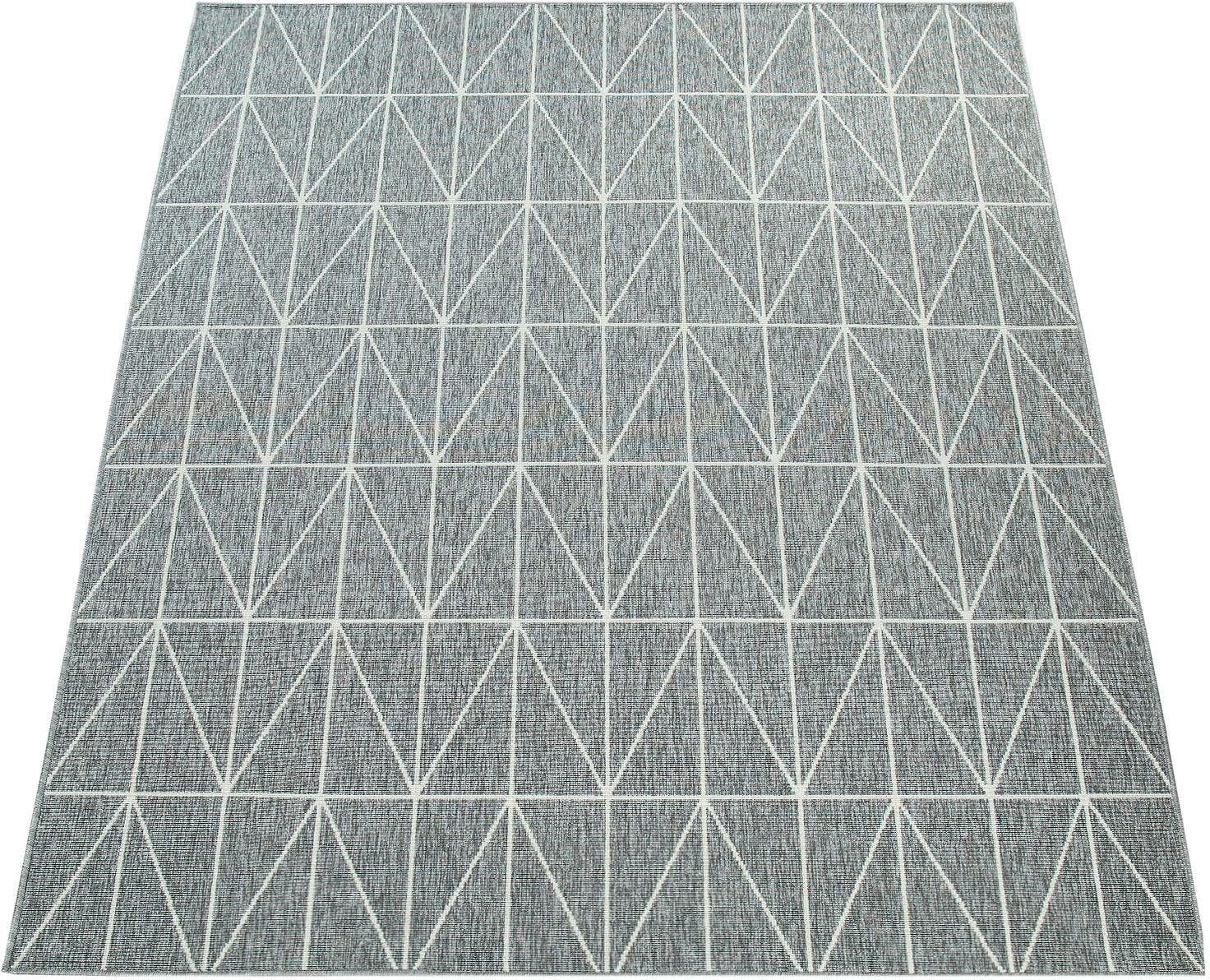 Flachgewebe, geeignet und gemetrisches Teppich In- modernes rechteckig, Outdoor Home kaufen günstig 224«, Muster, Paco »Brugge