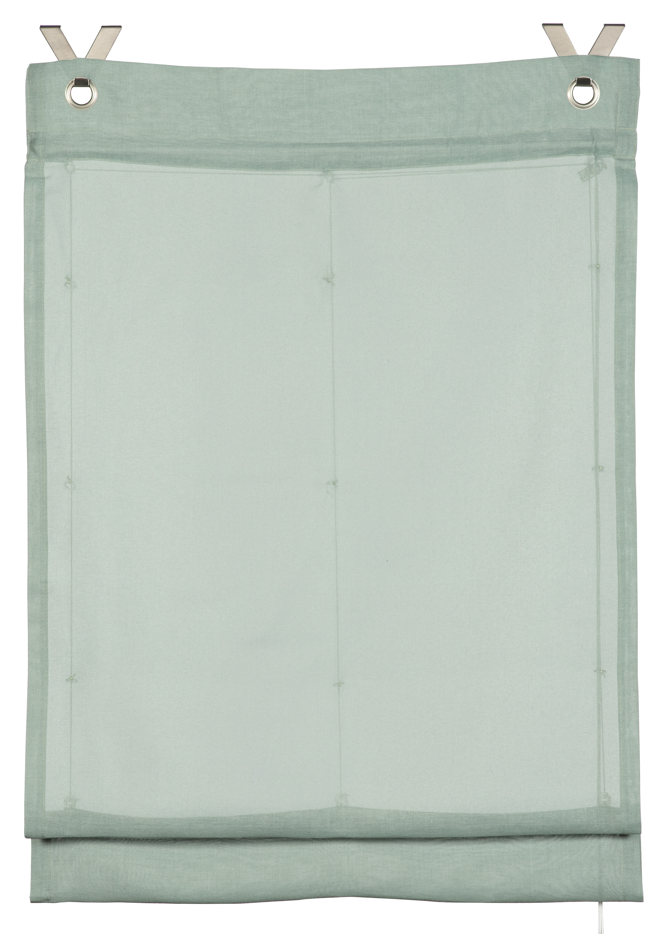 Image of GARDINIA Raffrollo "GRS Zen Silence" mit Hakenaufhängung ohne Bohren Stoff aus 50 % recyceltes Polyester