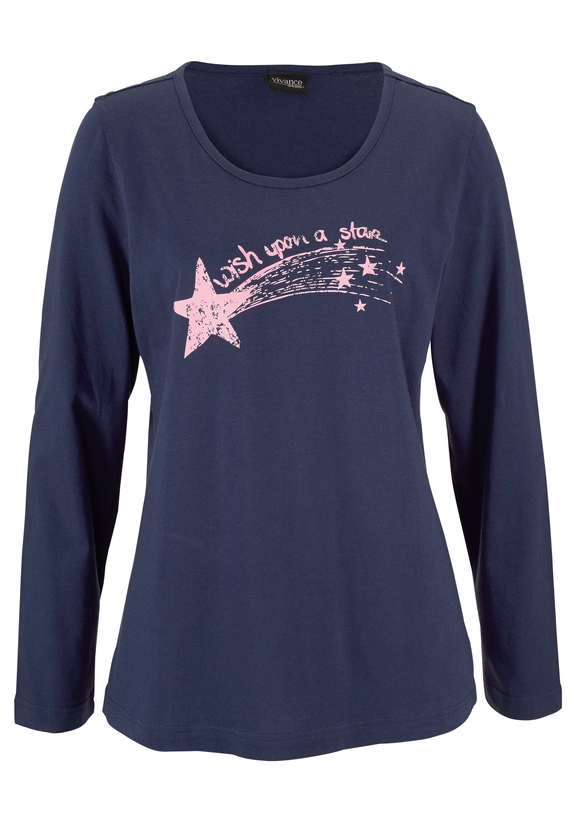 Vivance Dreams Pyjama, 4 cuis mit Sternenprint