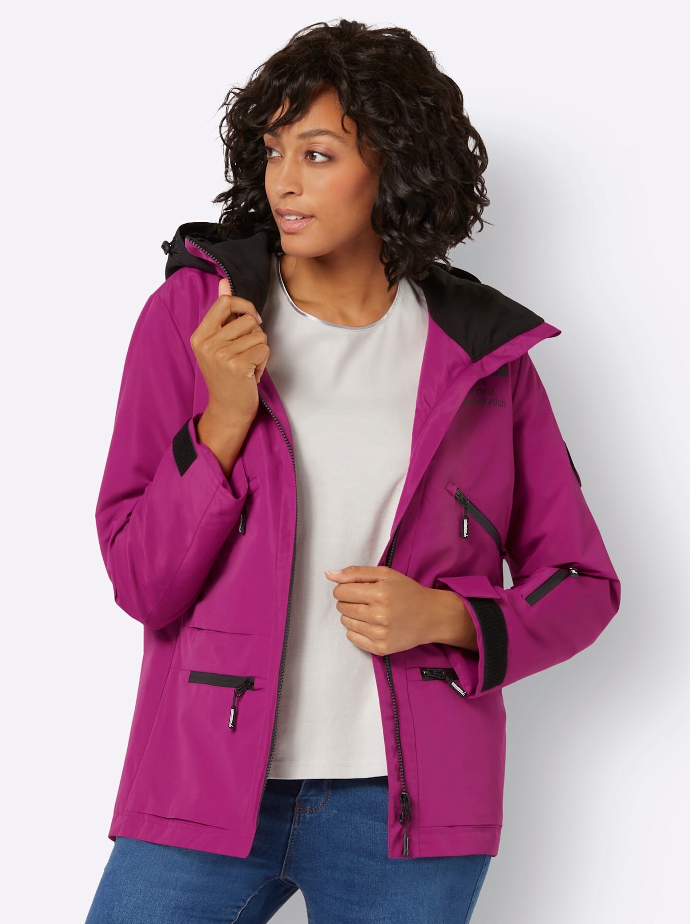Casual Looks Funktionsjacke, mit Kapuze