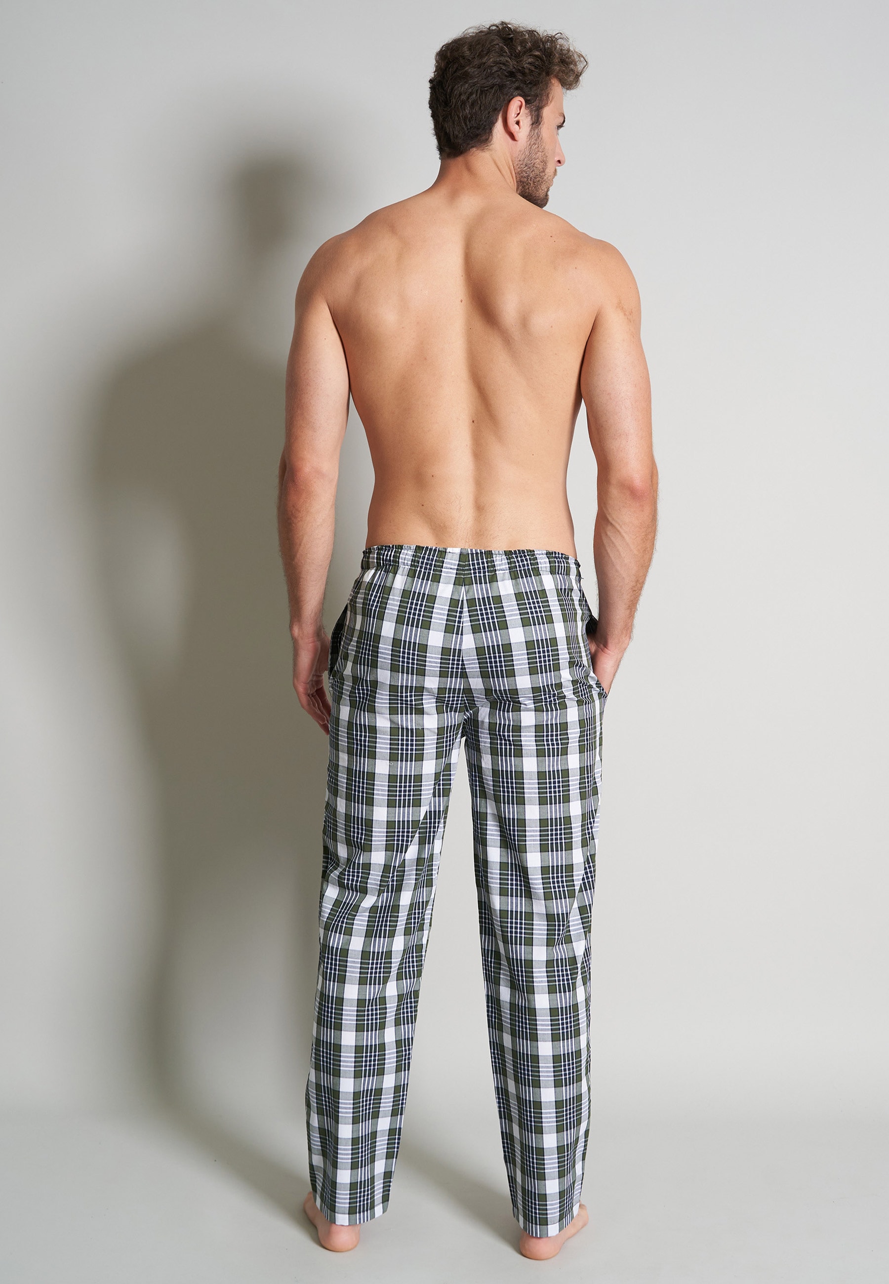 TOM TAILOR Pyjamahose »Dakota«, mit grossem Karo-Design