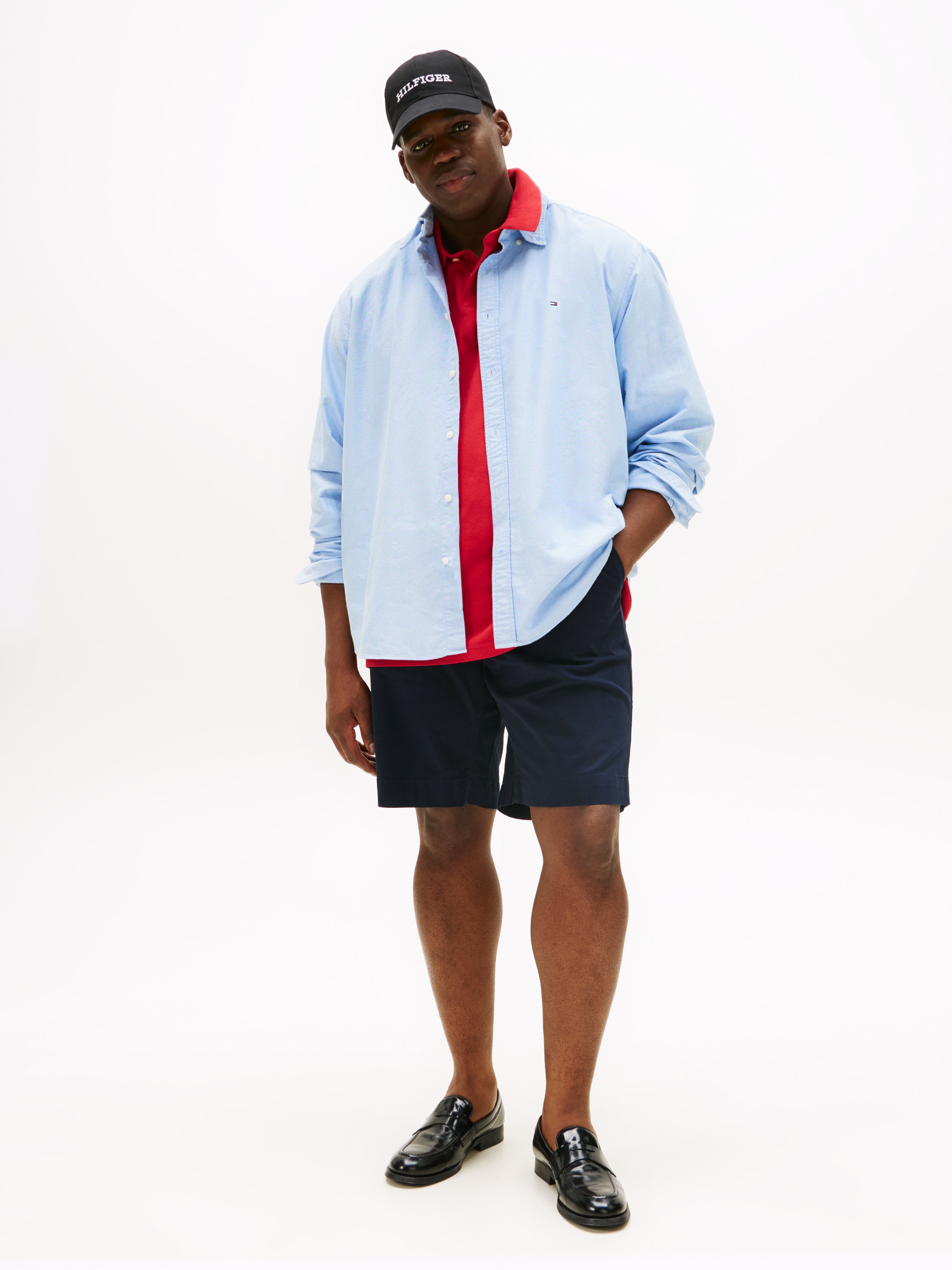 Tommy Hilfiger Big & Tall Langarmhemd »BT-SOLID HERITAGE OXFORD RF S-B«, Grosse Grössen