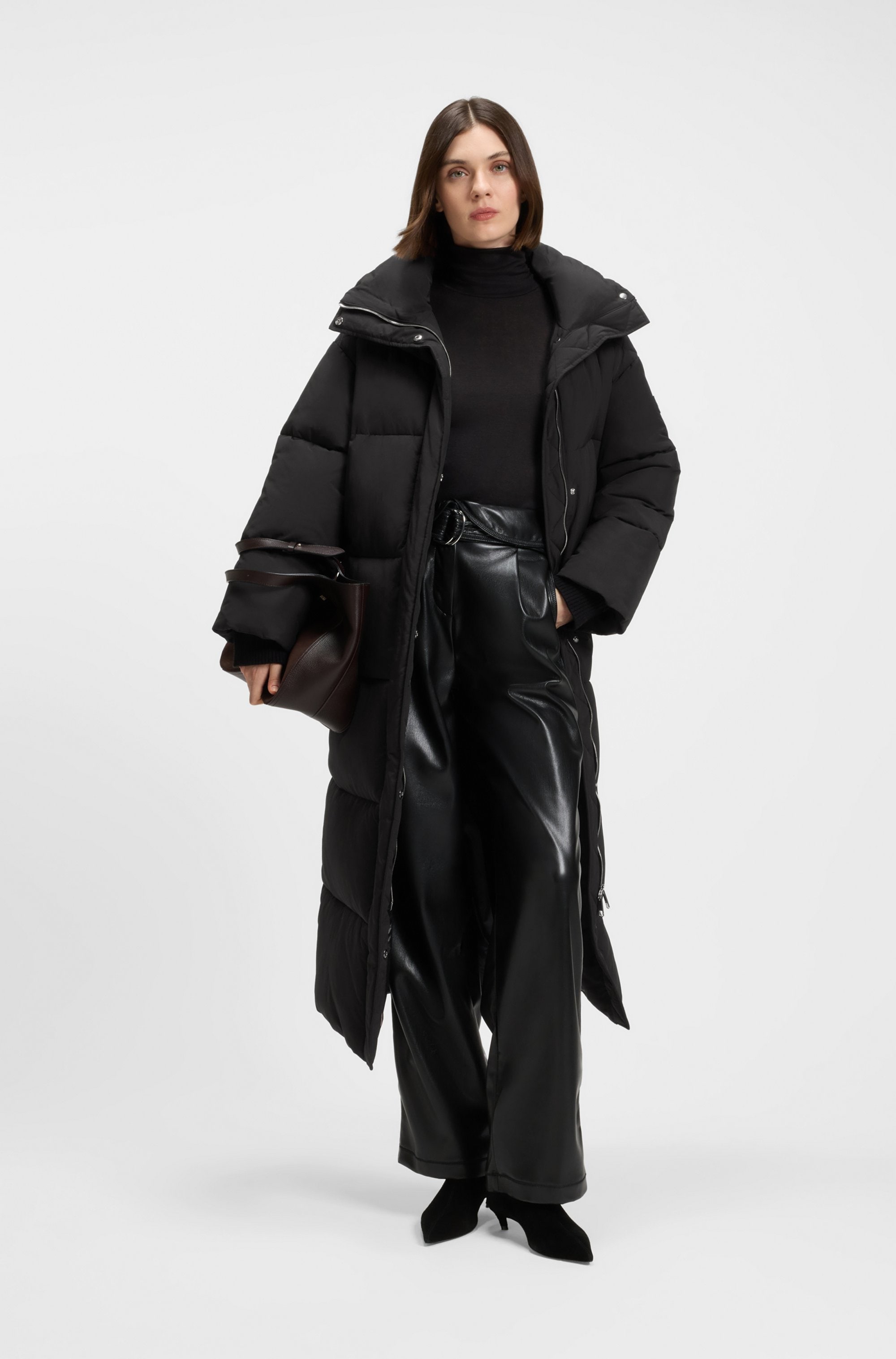 BOSS ORANGE Steppmantel »Pyrani Premium Damenmode«, mit Stehkragen, arktischer Parka-Stil