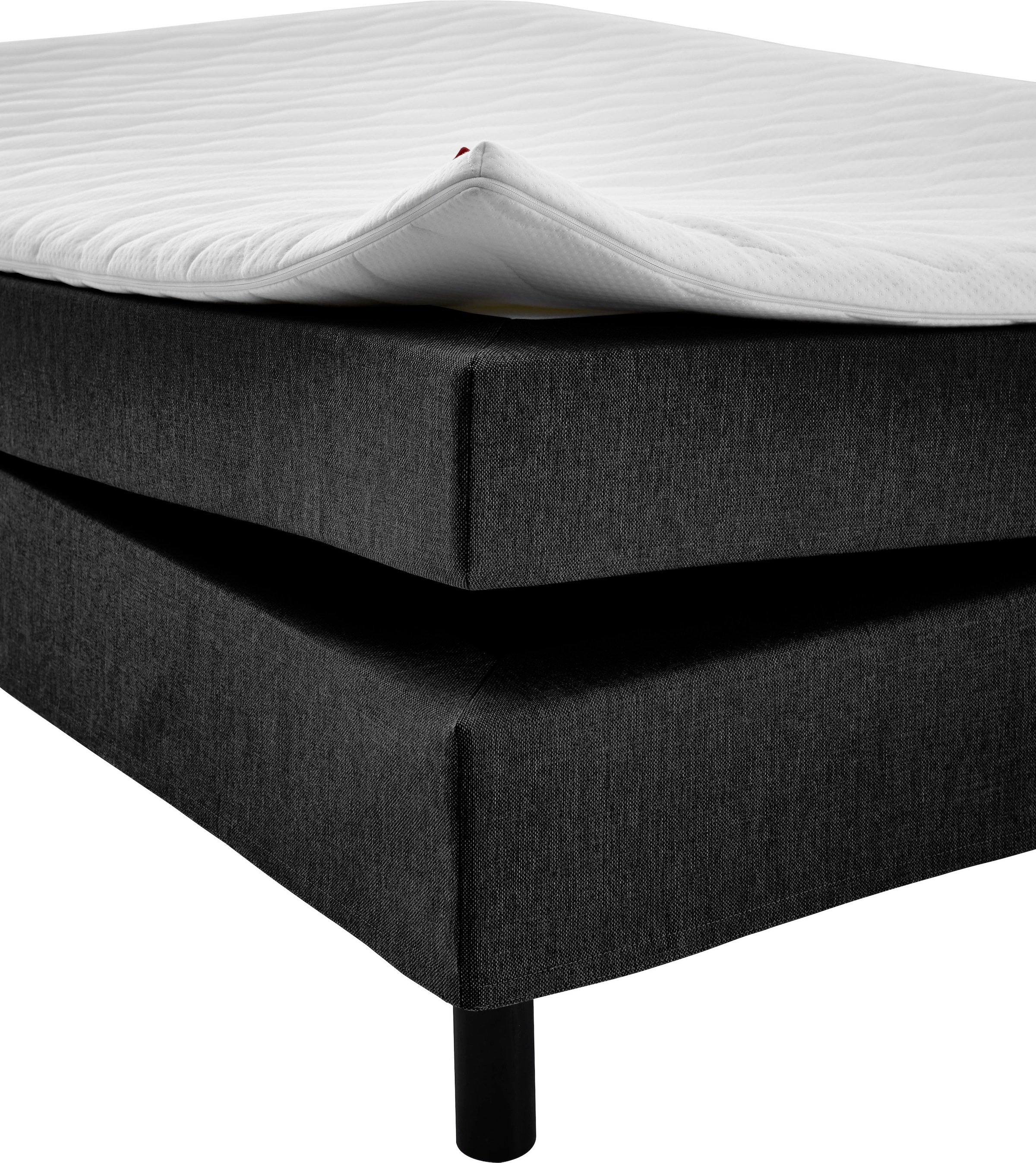 ATLANTIC home collection Boxbett »Happy« ohne Kopfteil, mit Topper, wahlweise mit oder ohne Bettwaren