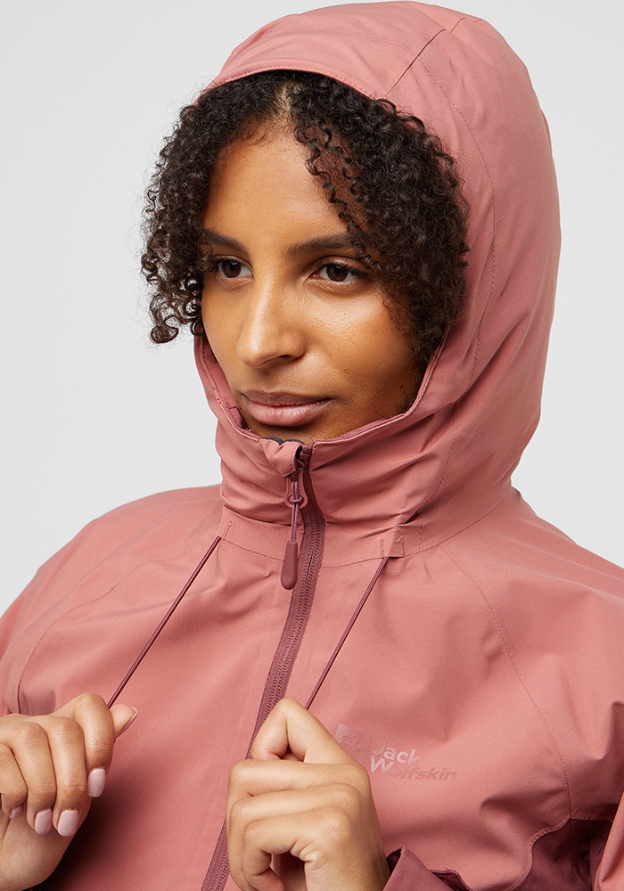 Jack Wolfskin Veste fonctionnelle 3 en 1 »GLAABACH 3IN1 JKT W« mit Kapuze