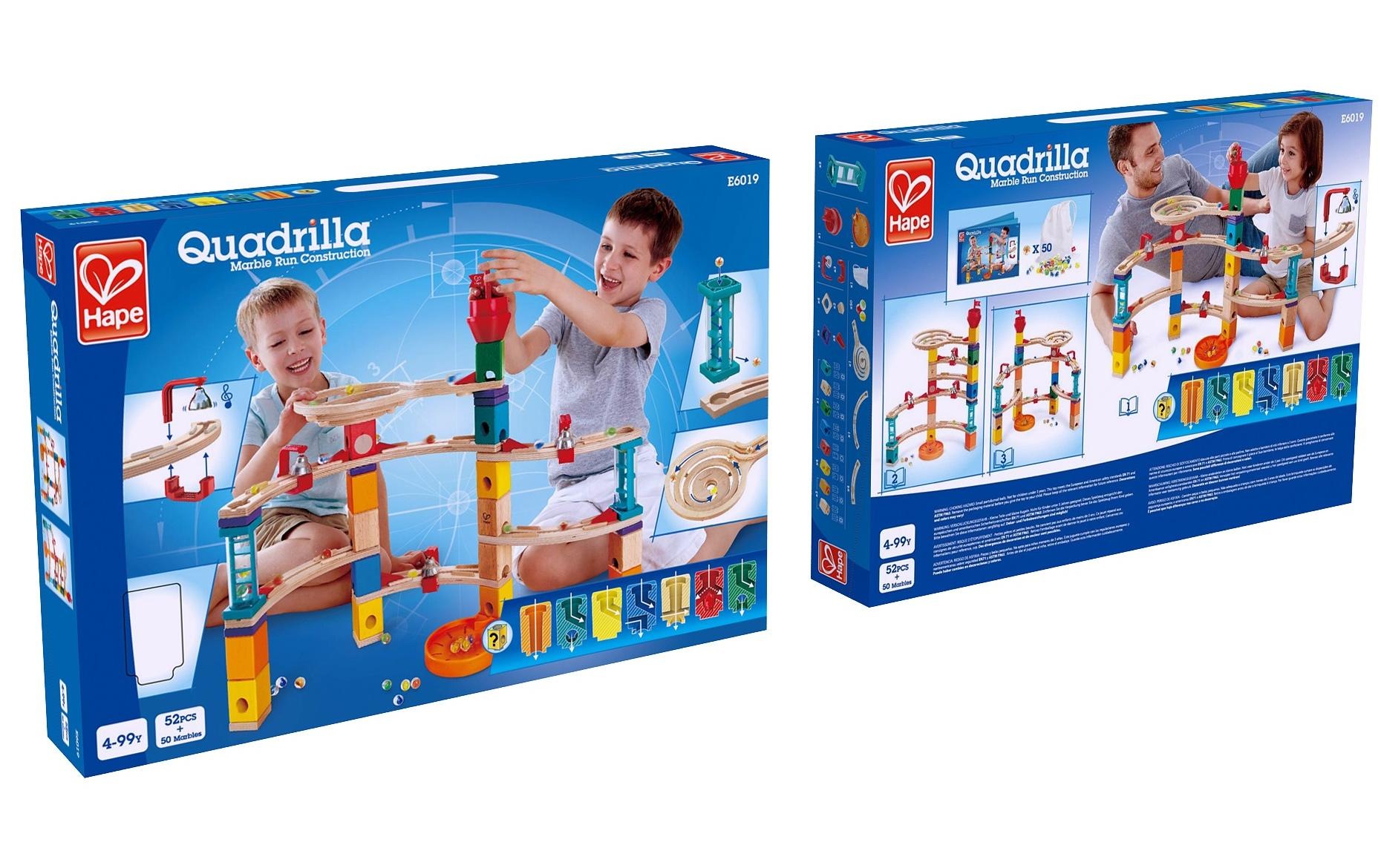 Hape Kugelbahn »Quadrilla«, (102 tlg.)