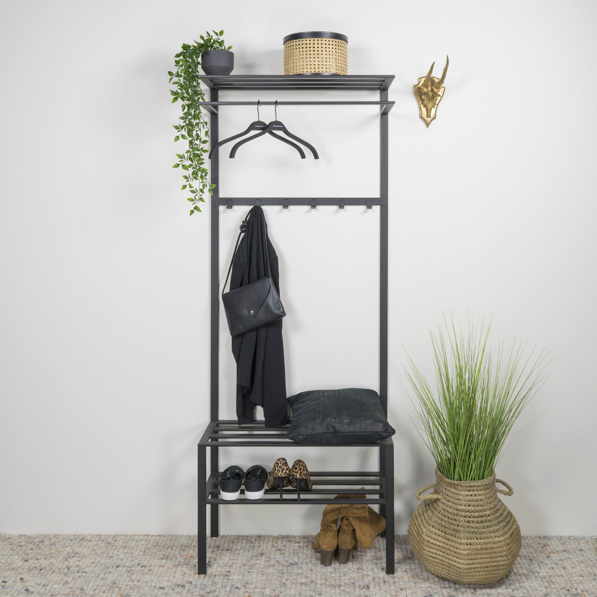 Image of Spinder Design Garderobenständer "Ivar" Metall, Breite 70 cm