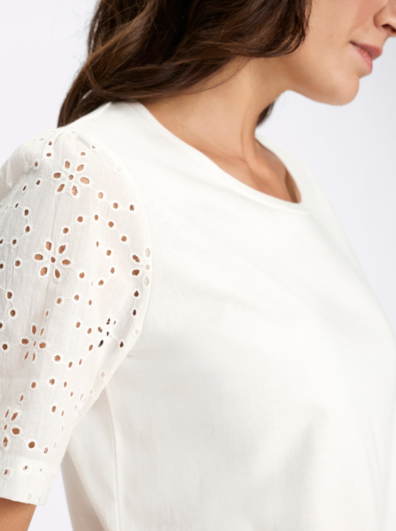 Inspirationen Shirt à col rond »Kurzarm-Shirt« 1 pièces