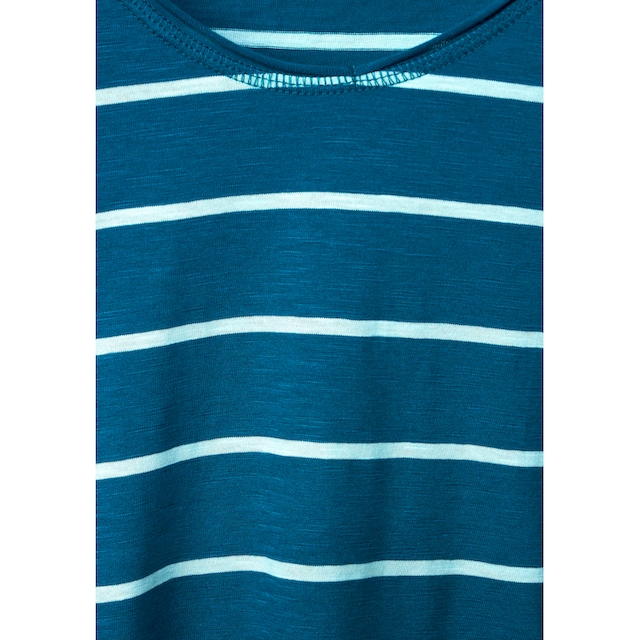 ♕ Cecil T-Shirt, mit Rollkante am Ausschnitt versandkostenfrei kaufen