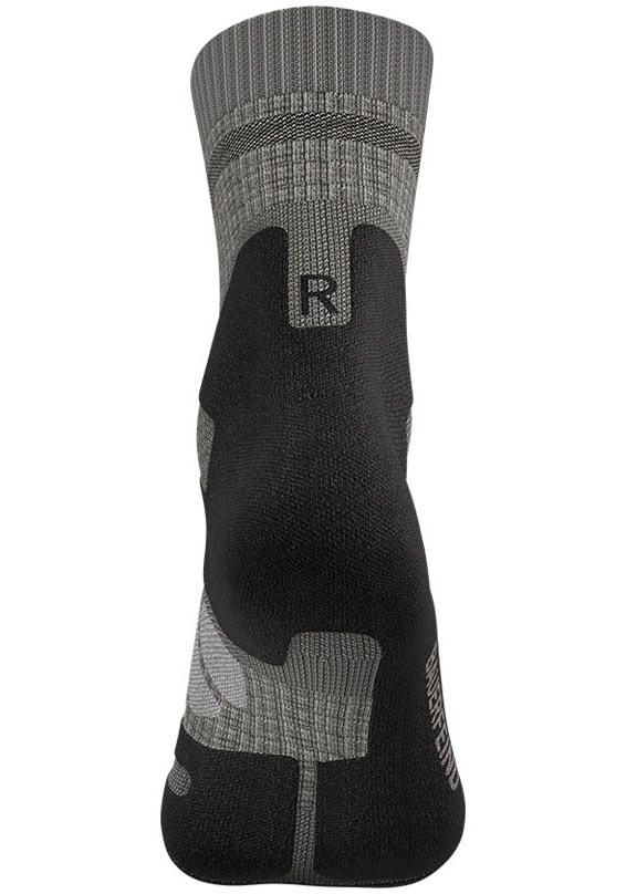 Bauerfeind Chaussettes de sport »Outdoor Merino Mid Cut Socks, Women« avec une forte teneur en laine mérinos, respirant, chaud