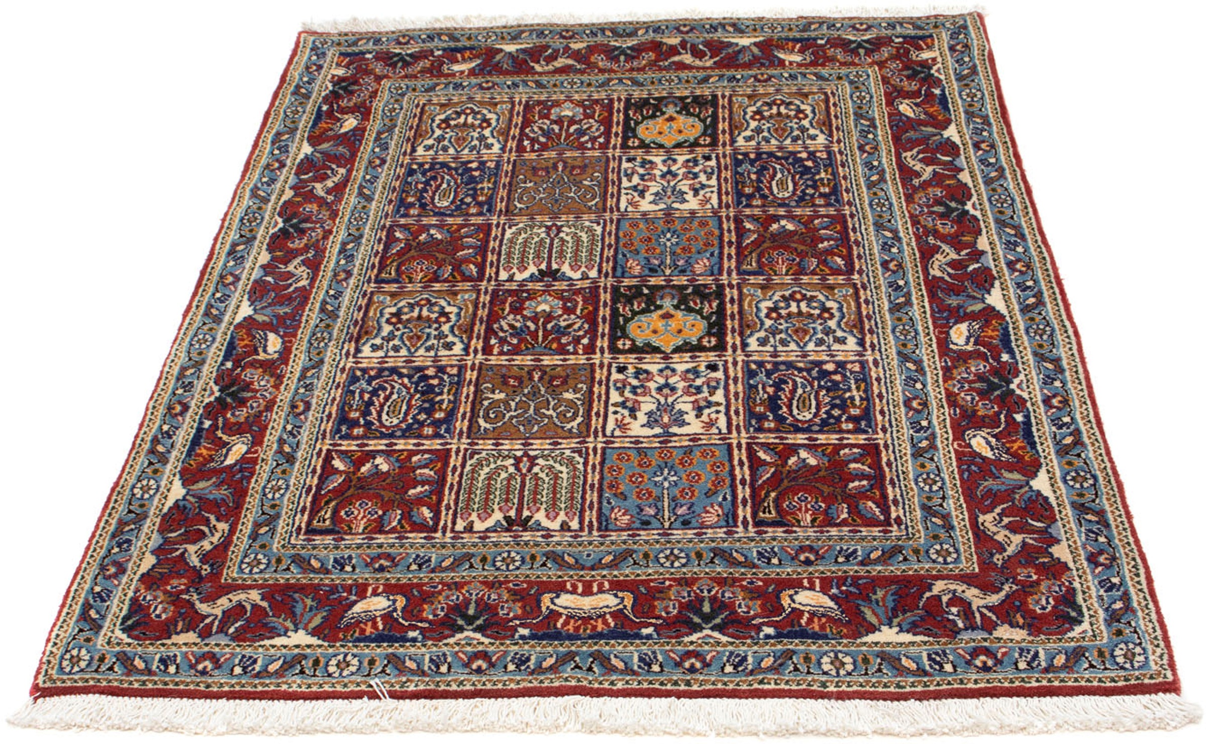 Image of morgenland Orientteppich »Perser - Classic - 137 x 100 cm - mehrfarbig«, rechteckig, 10 mm Höhe, Wohnzimmer, Handgeknüpft, Einzelstück mit Zertifikat bei Ackermann Versand Schweiz