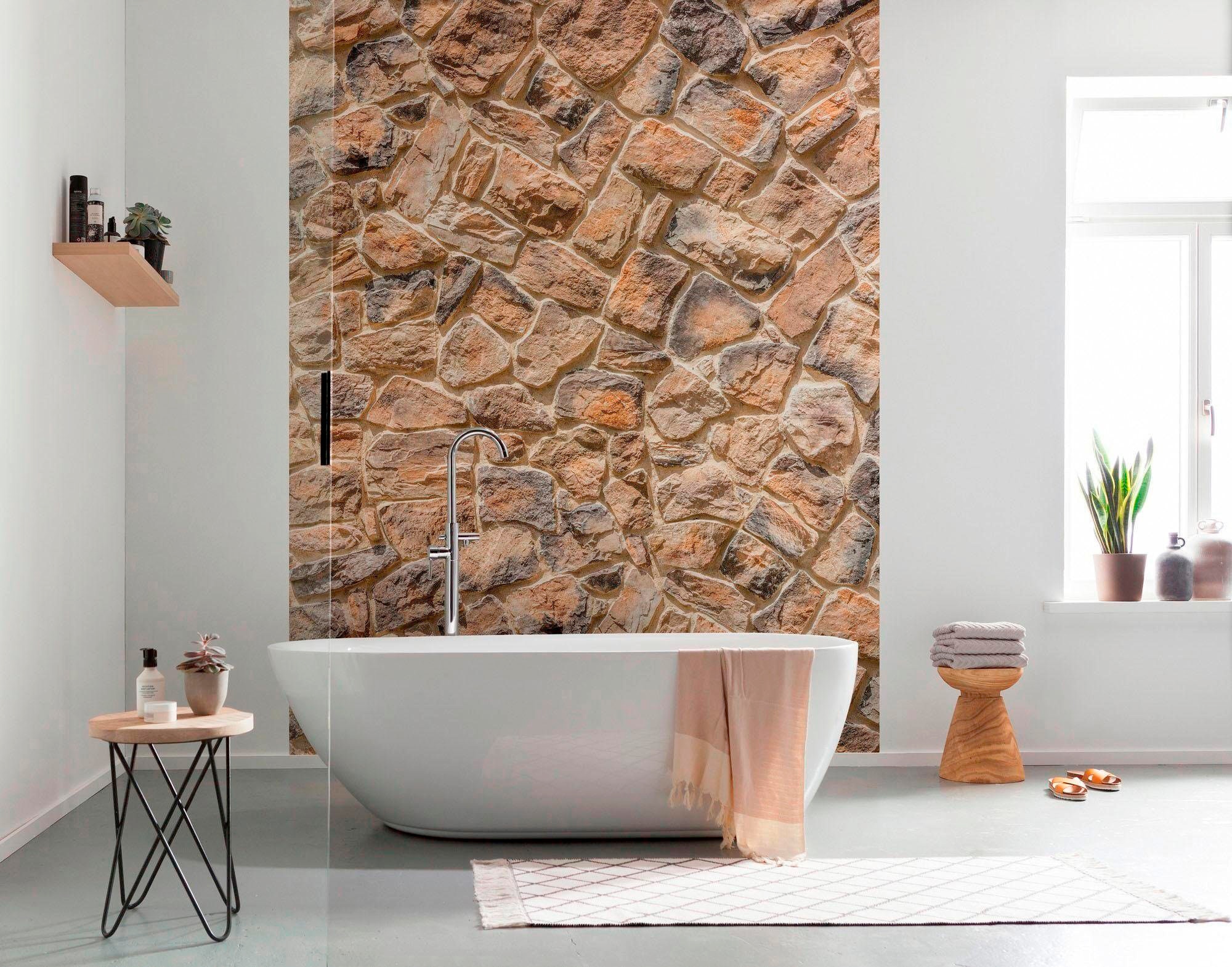 Komar Vliestapete »Digitaldruck Vlies - Muro - Grösse 200 x 260 cm«, bedruckt, Wohnzimmer, Schlafzimmer