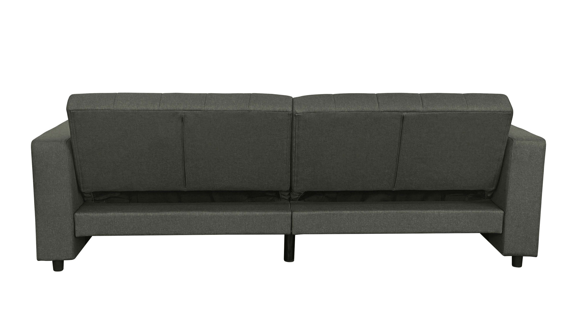 Dorel Home 3-Sitzer »Allie II Schlafsofa 225 cm«, Bett-Funktion (108/190cm), Rückenlehne 2-teilig, mit Steppung