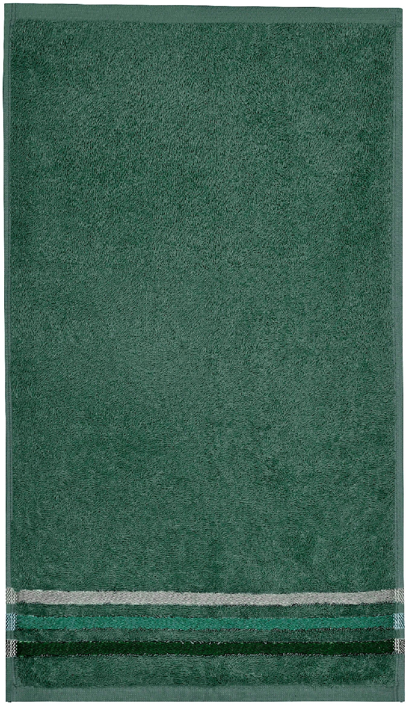 Schiesser Gästehandtücher »Skyline Color aus 100 % Baumwolle mit eleganter Streifenbordüre«, (Set, 5 St.), MADE IN GREEN by OEKO-TEX®