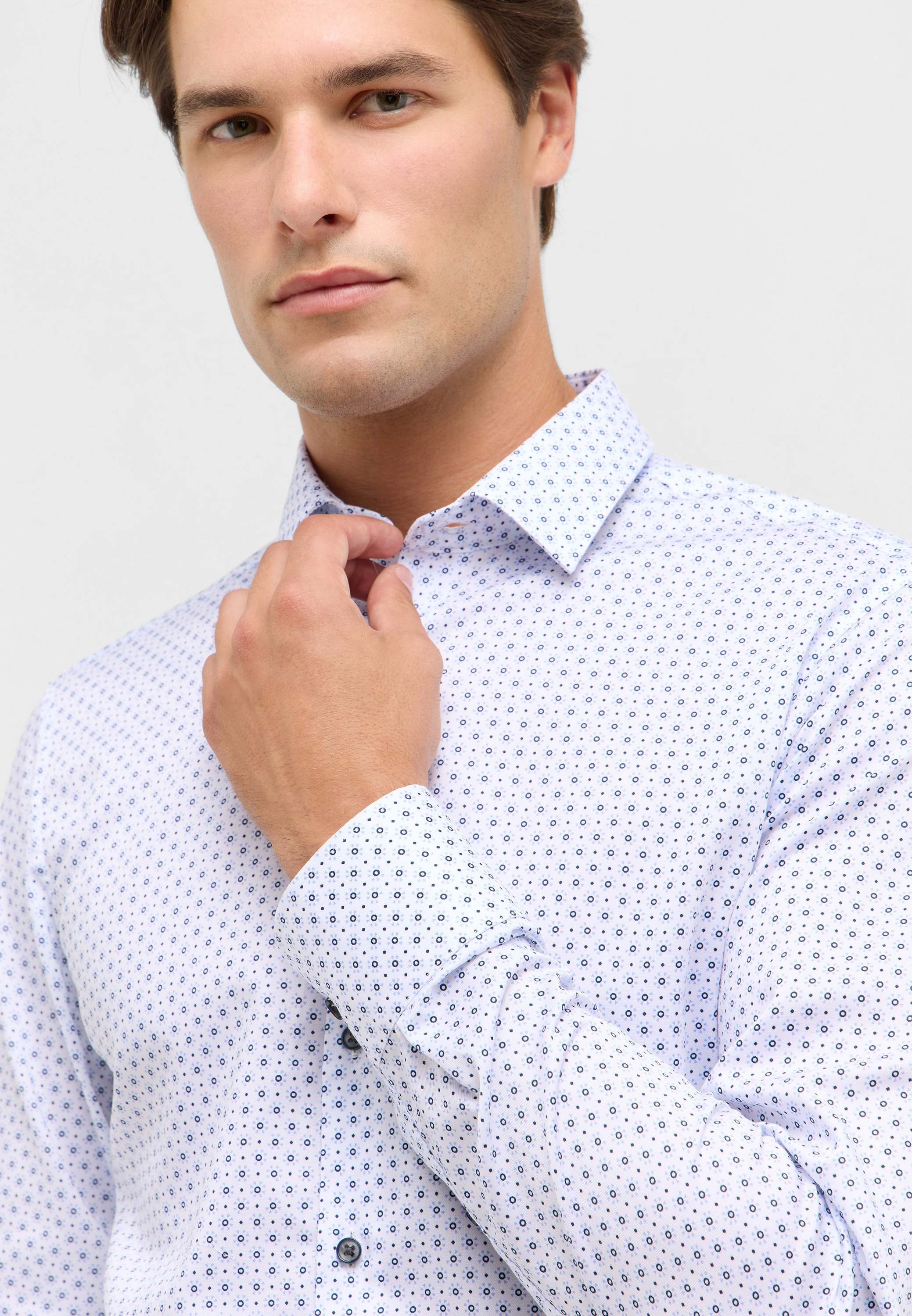 Eterna Langarmhemd »SLIM FIT« NON IRON (bügelfrei)