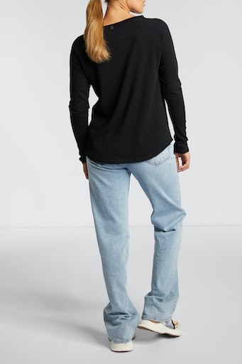 RICHROYAL »2409 O HJ LS« mit offener Ausschnittkante und Saum