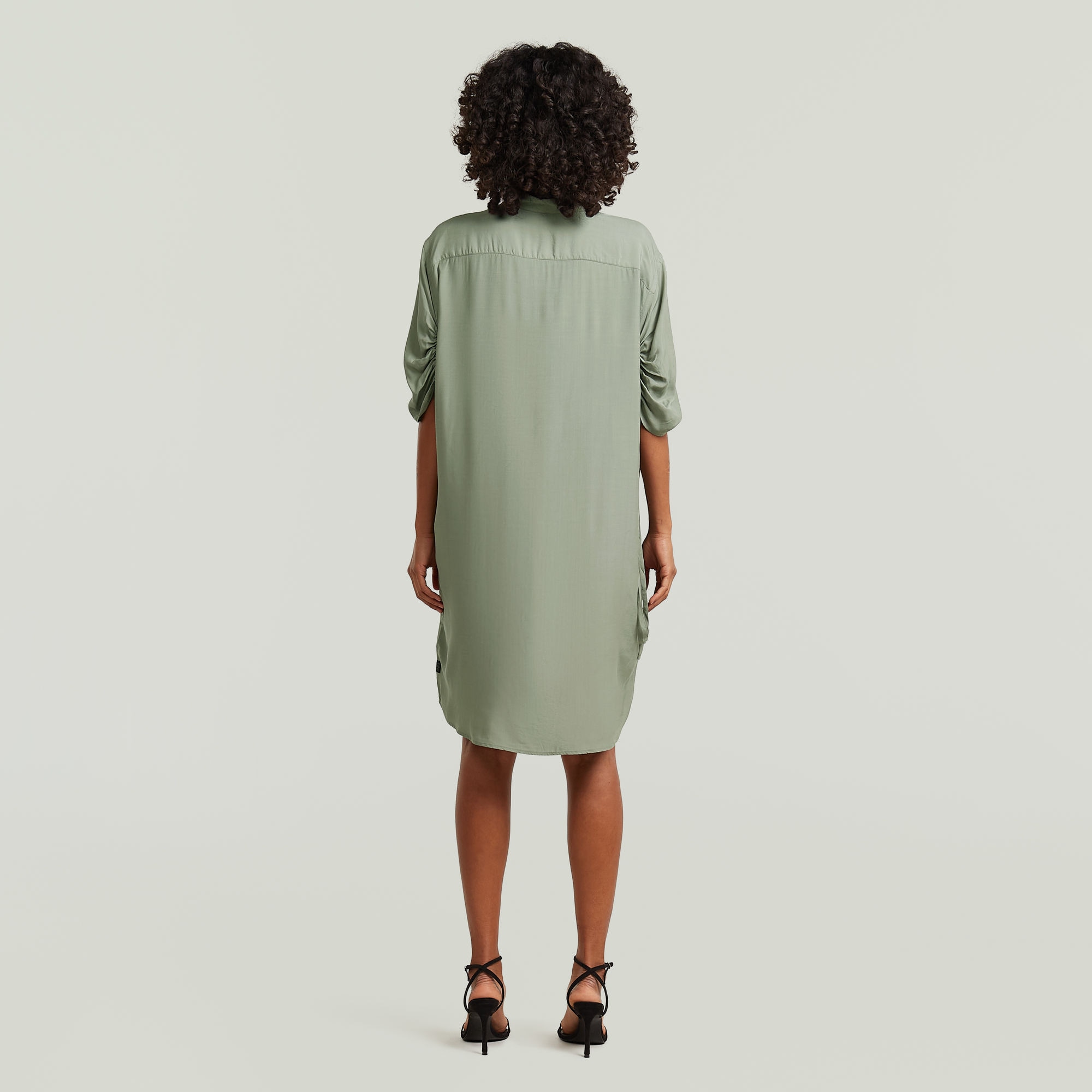 G-STAR Robe chemisier »DRS Fluid Dress« Poche poitrine avec manches réglables, coupe regular