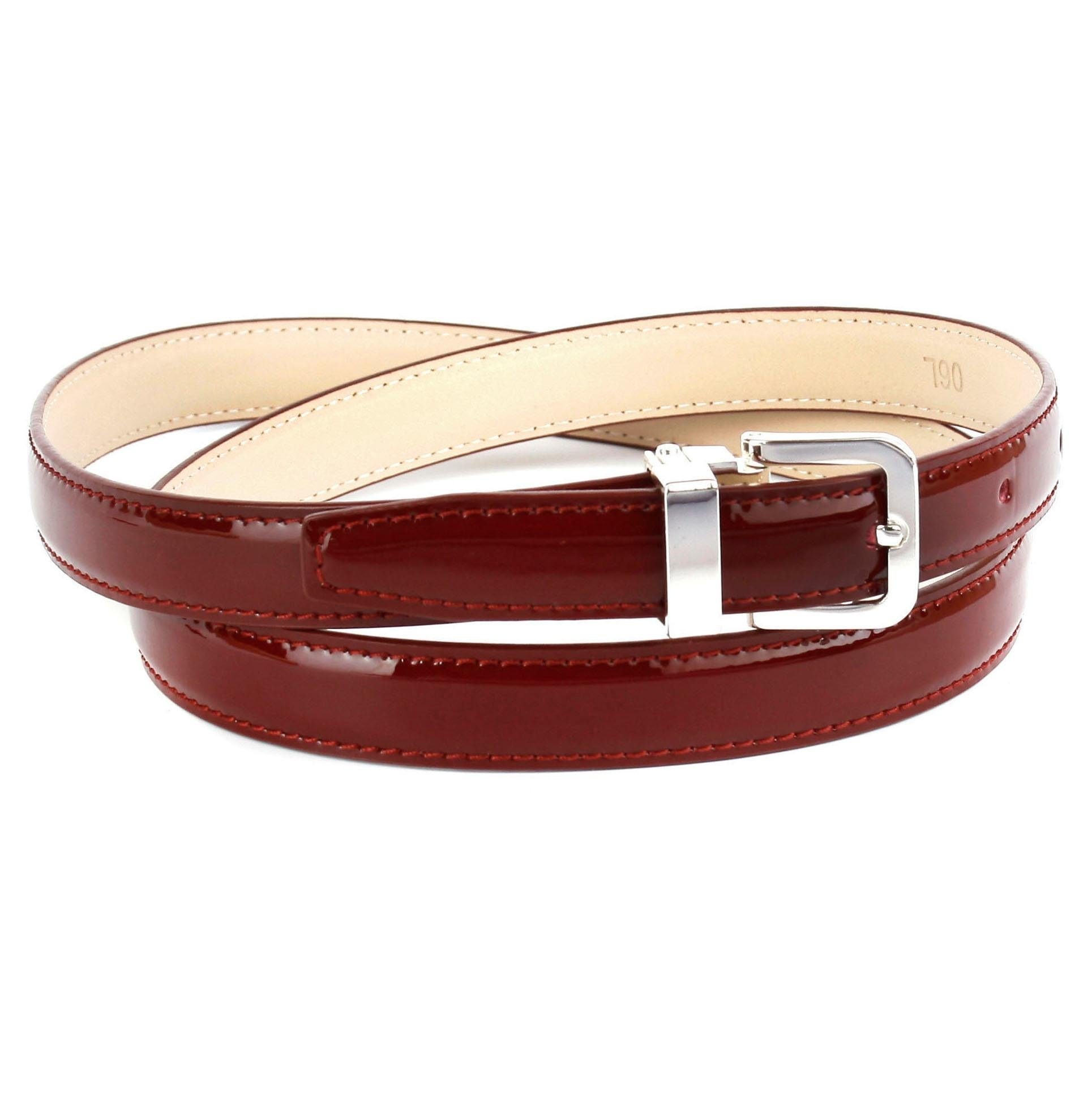 Image of Anthoni Crown Ledergürtel, Klassischer Lackledergürtel in 2 cm Breite bei Ackermann Versand Schweiz