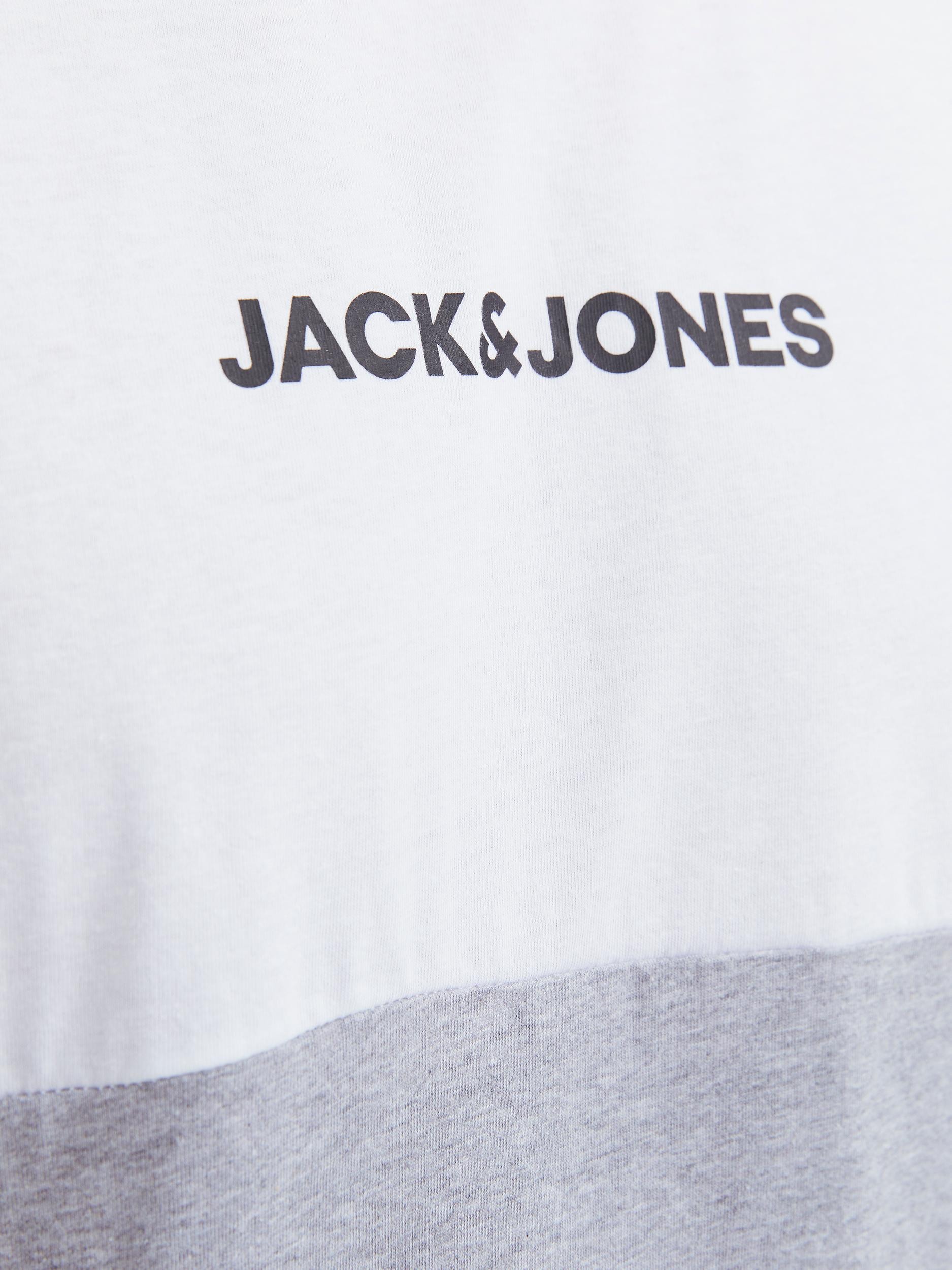 Jack & Jones Rundhalsshirt »JJEREID BLOCKING TEE SS NOOS«