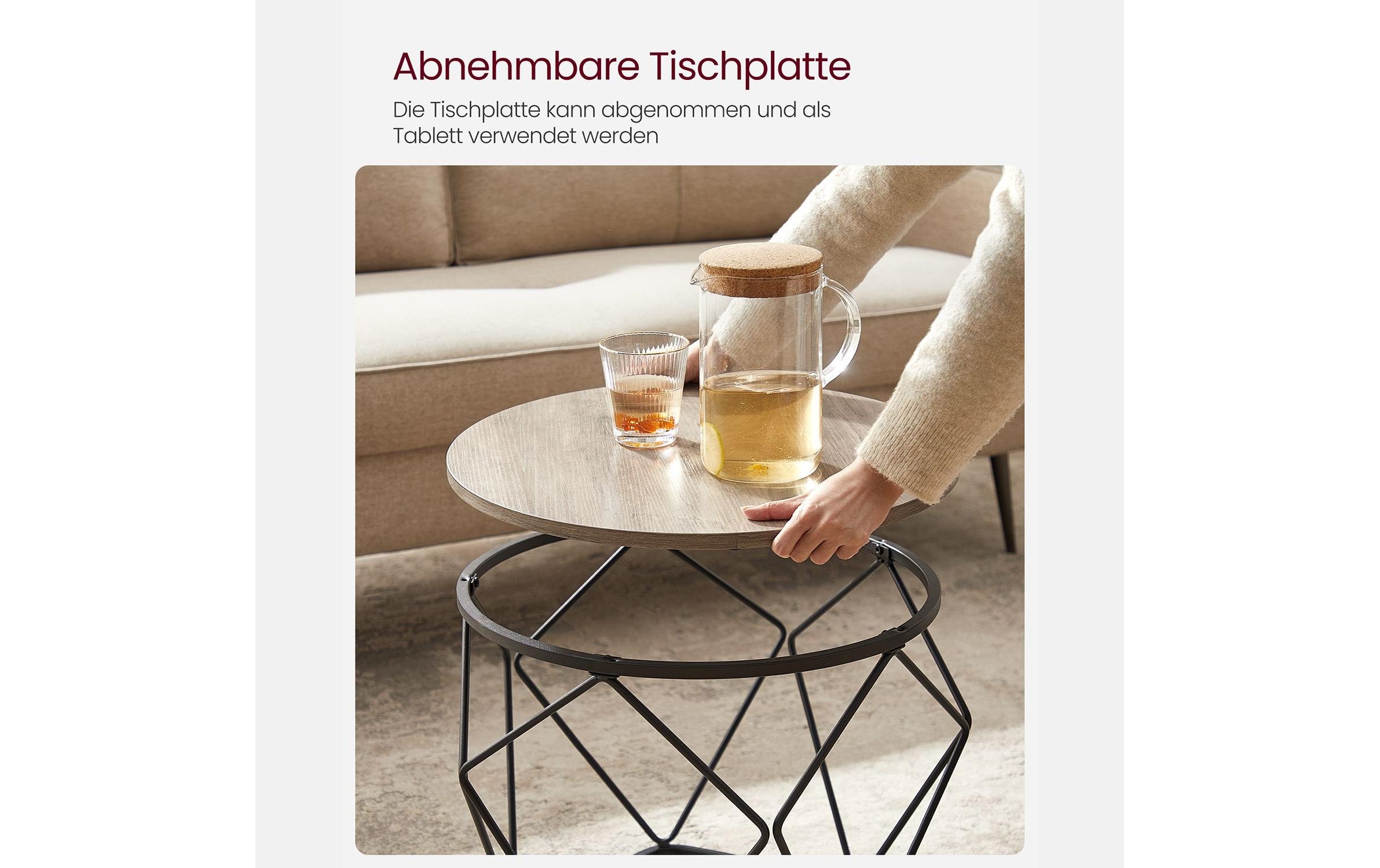 VASAGLE Couchtisch »50 x 40.6 cm 2er Set«