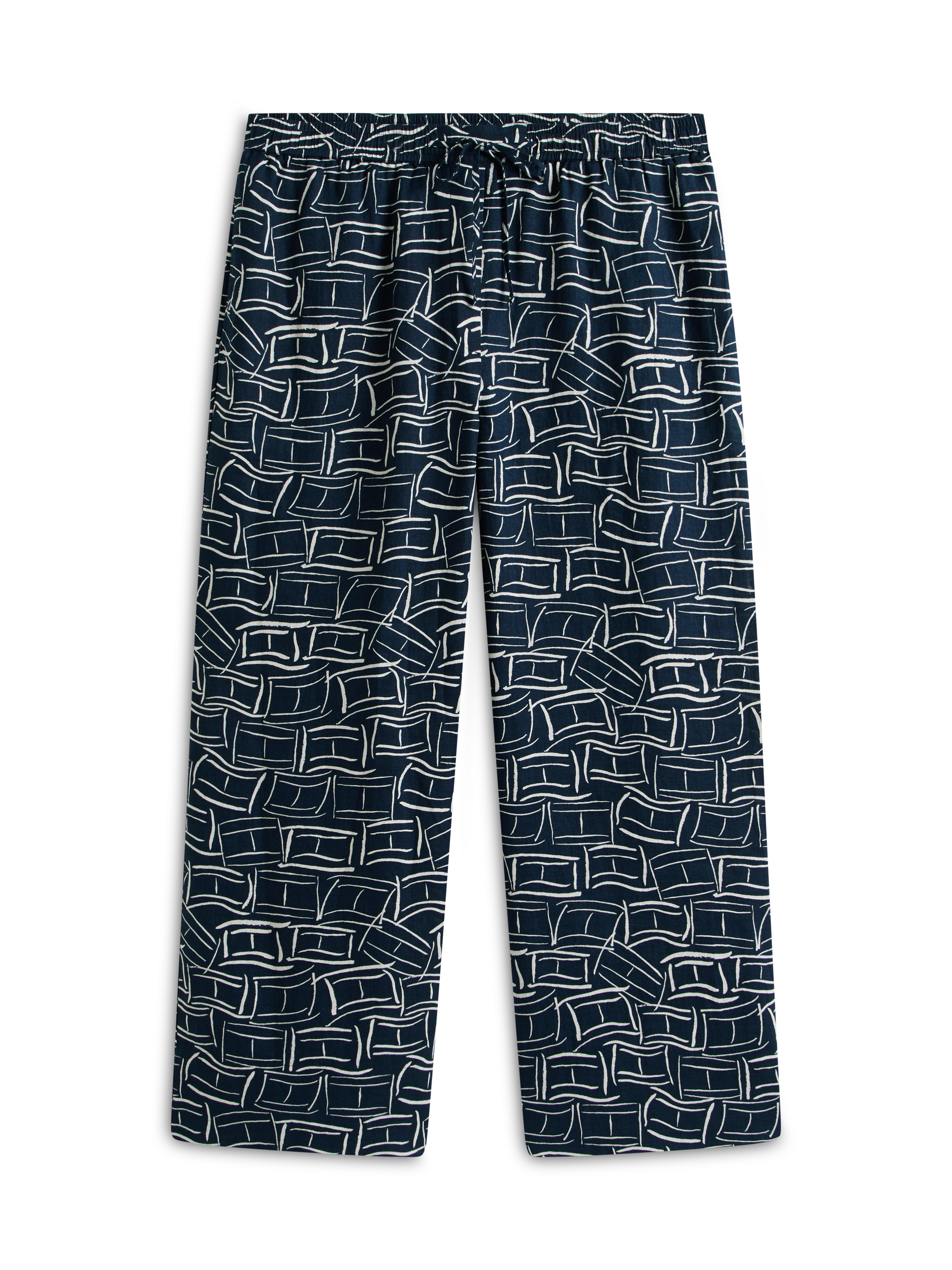 Tommy Hilfiger Curve Pantalon en tissu »CRV ESS LINEN PULL ON PANTS«  in grossen Grössen