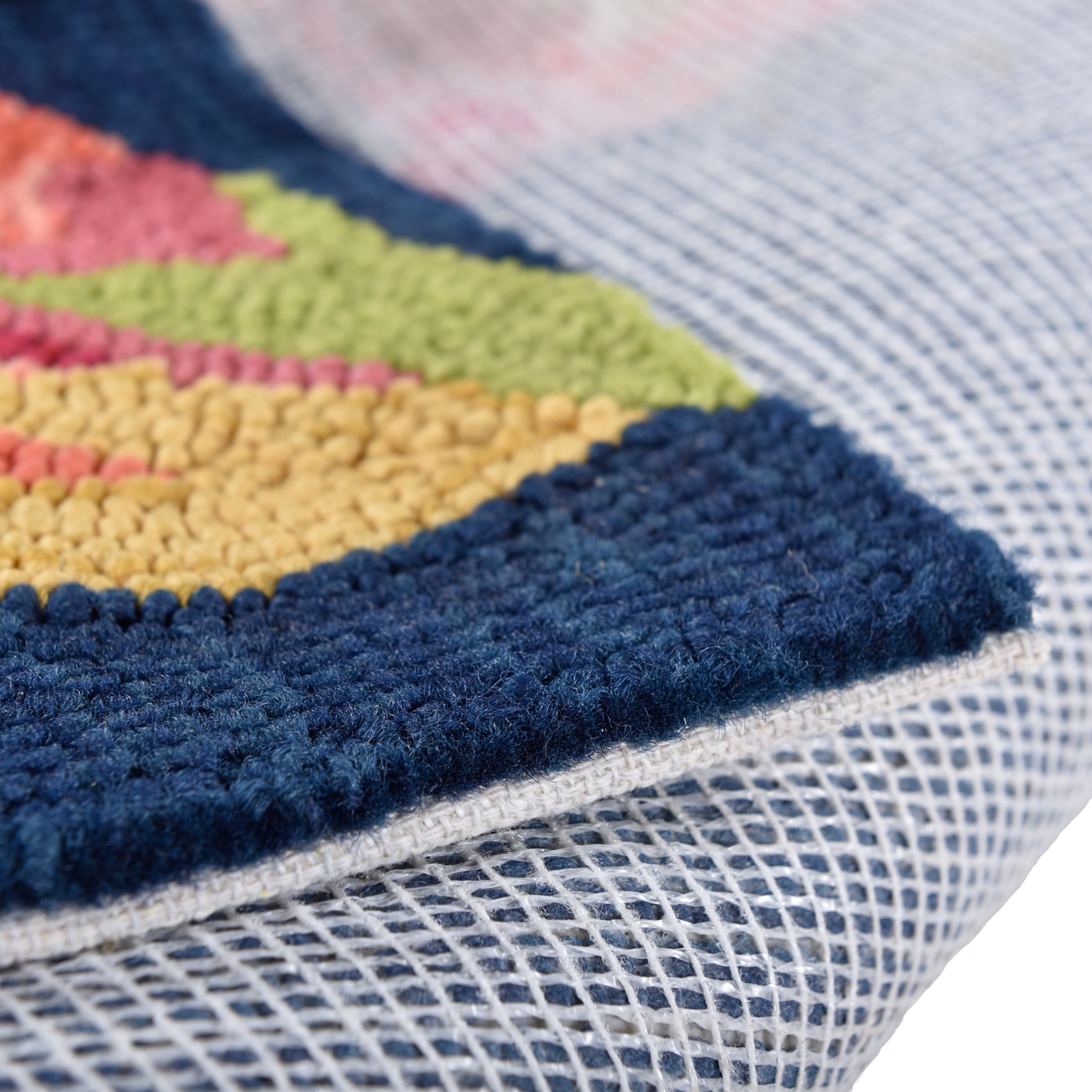Gino Falcone Tapis »Rosetta 020 Flamingos« Rectangulaire 15 mm Höhe particulièrement doux grâce à la microfibre, adapté intérieur et extérieur, salon
