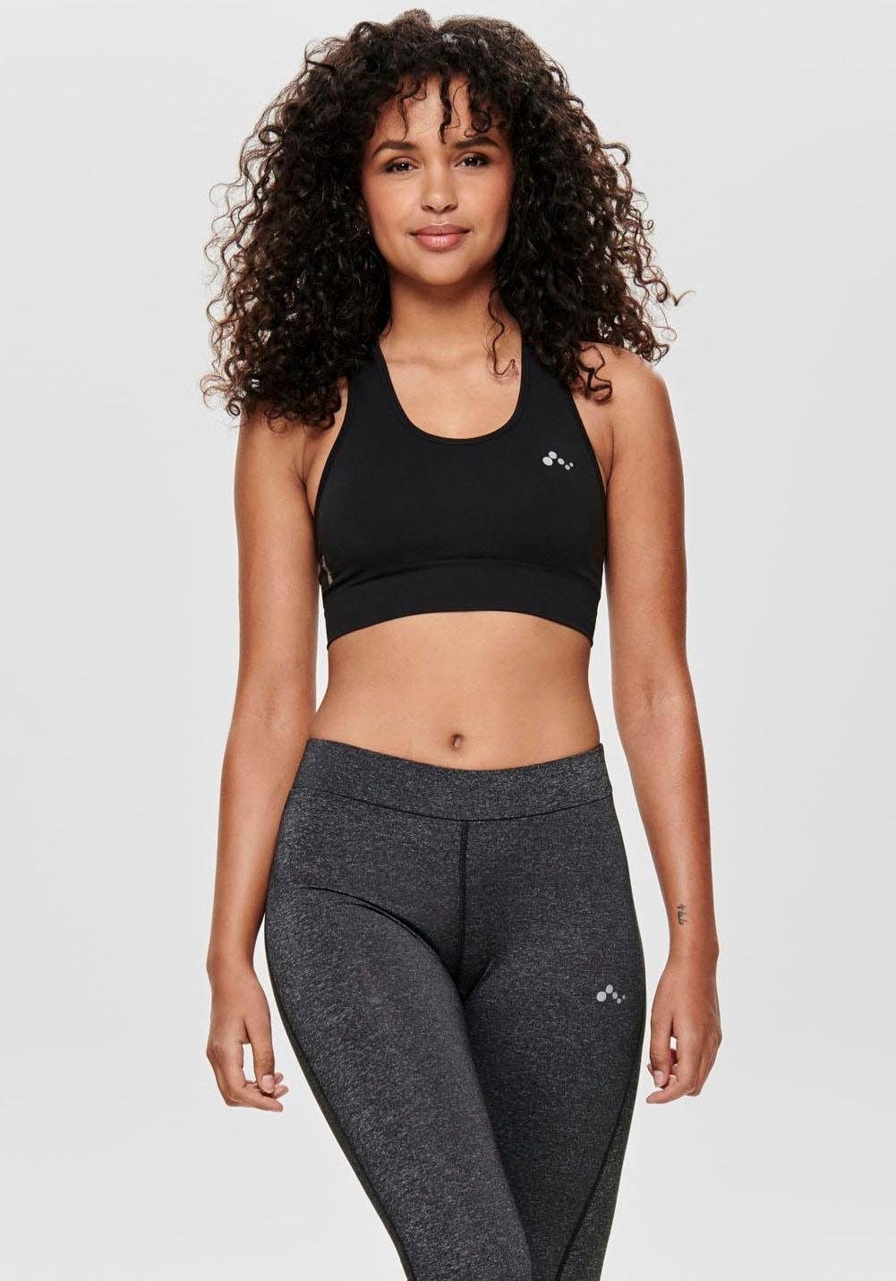 GymShark grauer Sport-BH Damen Yoga Training Lauf klein