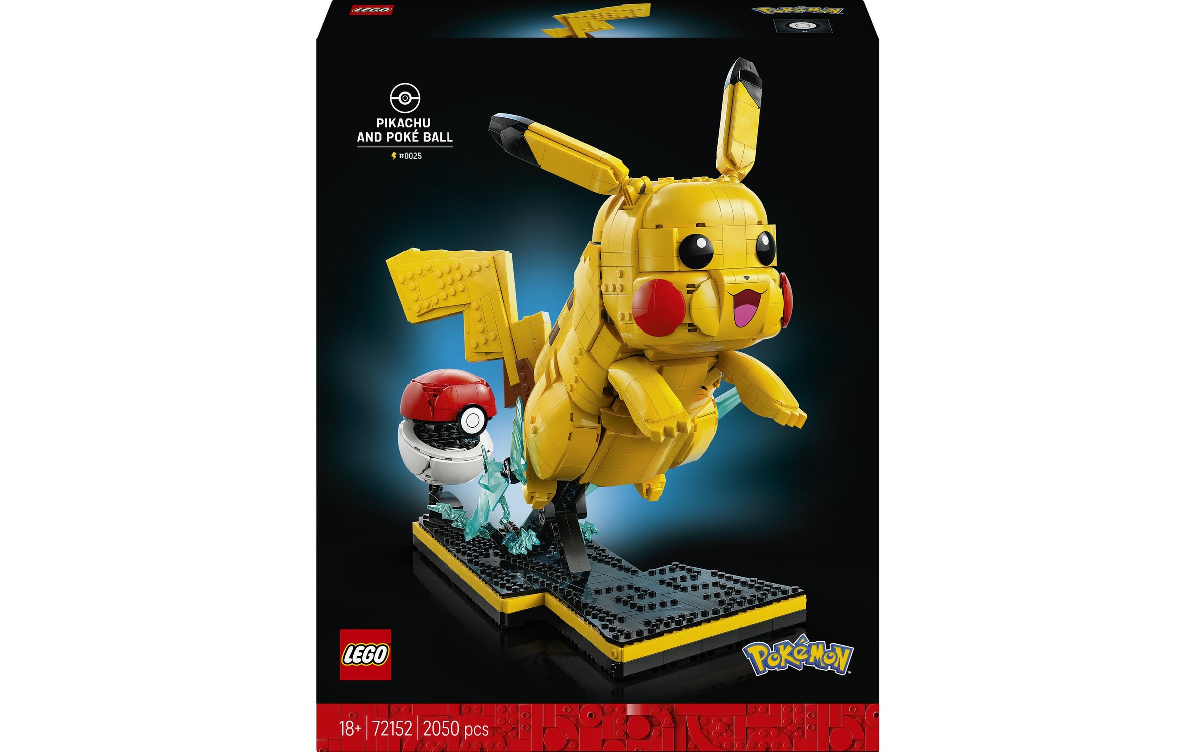 LEGO® Konstruktionsspielsteine »Pikachu und Pokéball (72152), LEGO Pokémon«