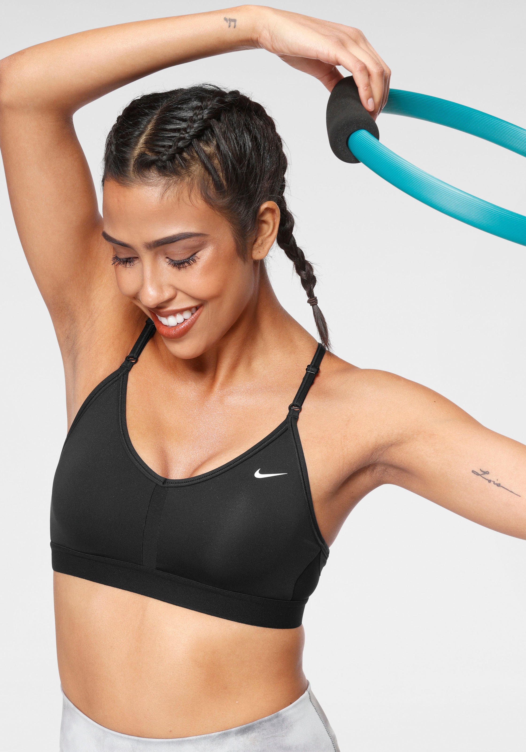 Image of Nike Sport-BH »Dri-FIT Indy Women's Light-Support Padded V-Neck Sports Bra« bei Ackermann Versand Schweiz