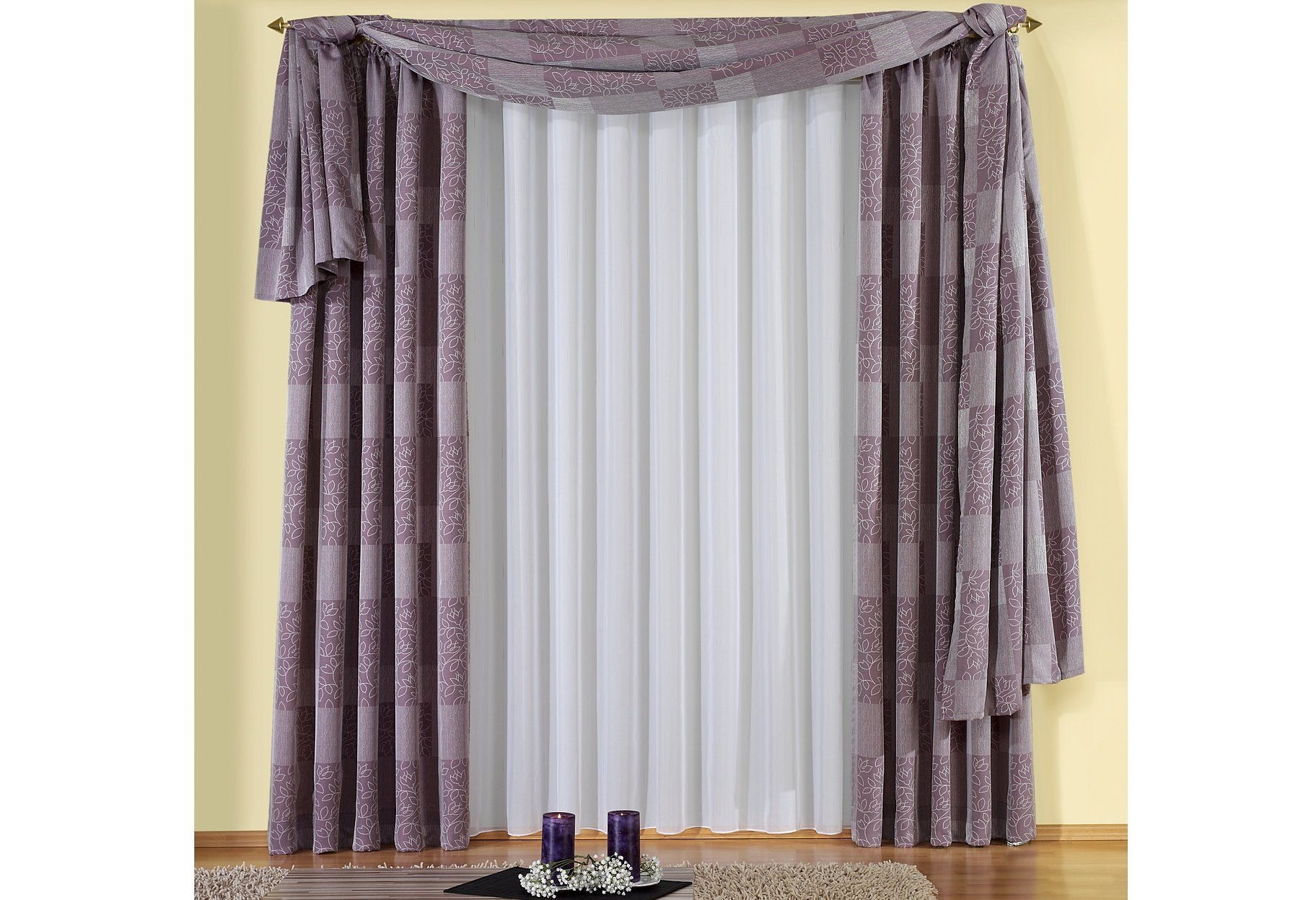 Wirth Vorhang »Jenny« Kräuselband 1 Stk. tlg.