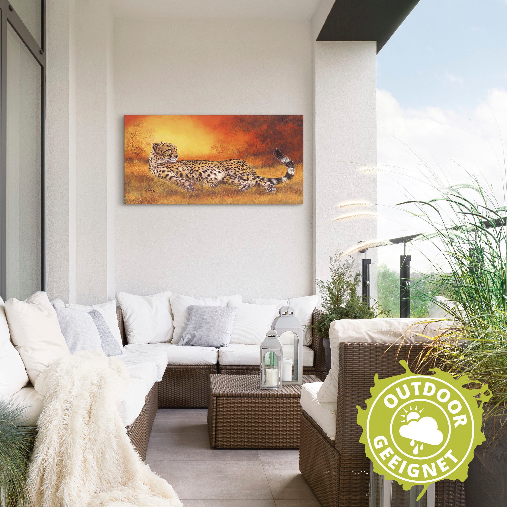 Artland Fresque murale »Gepard« 1 cuis tlg. als Alubild, Leinwandbild in verschied. Grössen