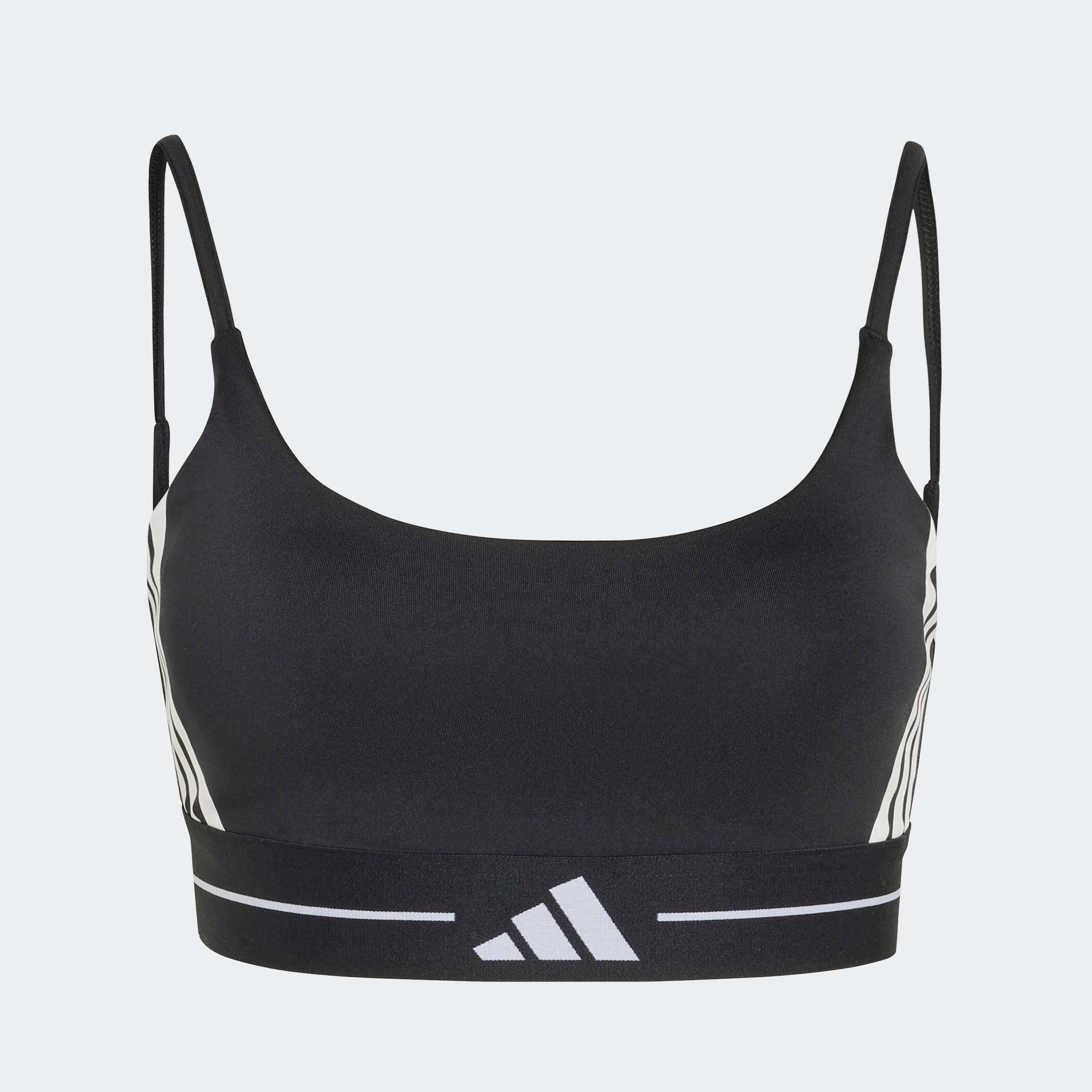 adidas Performance Soutien-gorge de sport »HYPERGLAM 3-STREIFEN SPORT-BH, LEICHTER HALT, GEPOLSTERT«