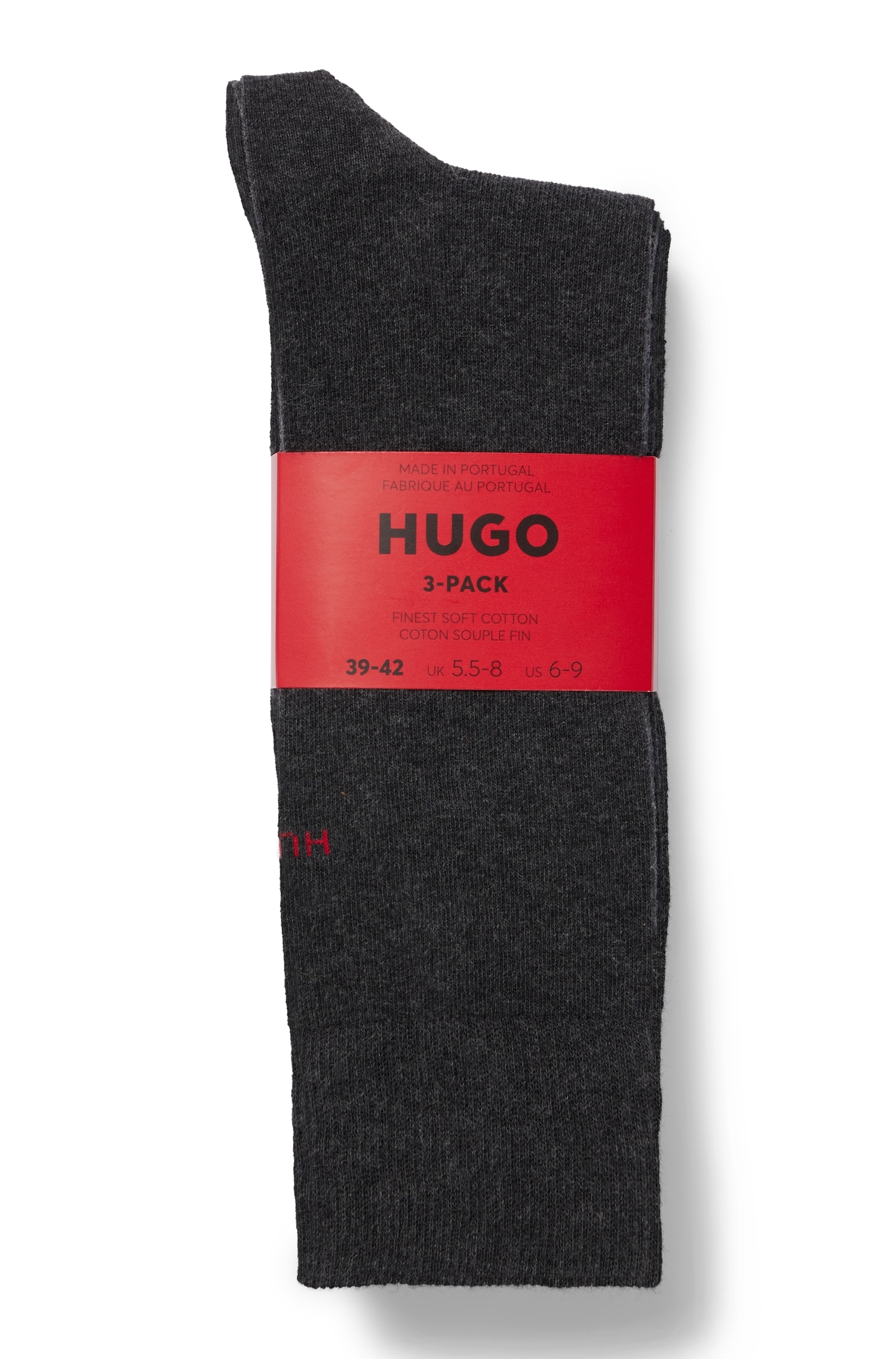 HUGO Underwear Businesssocken »3P RS UNI COLORS CC«, (Packung, 3 Paar, 3er), mit Hugo Boss Logo-Schriftzug