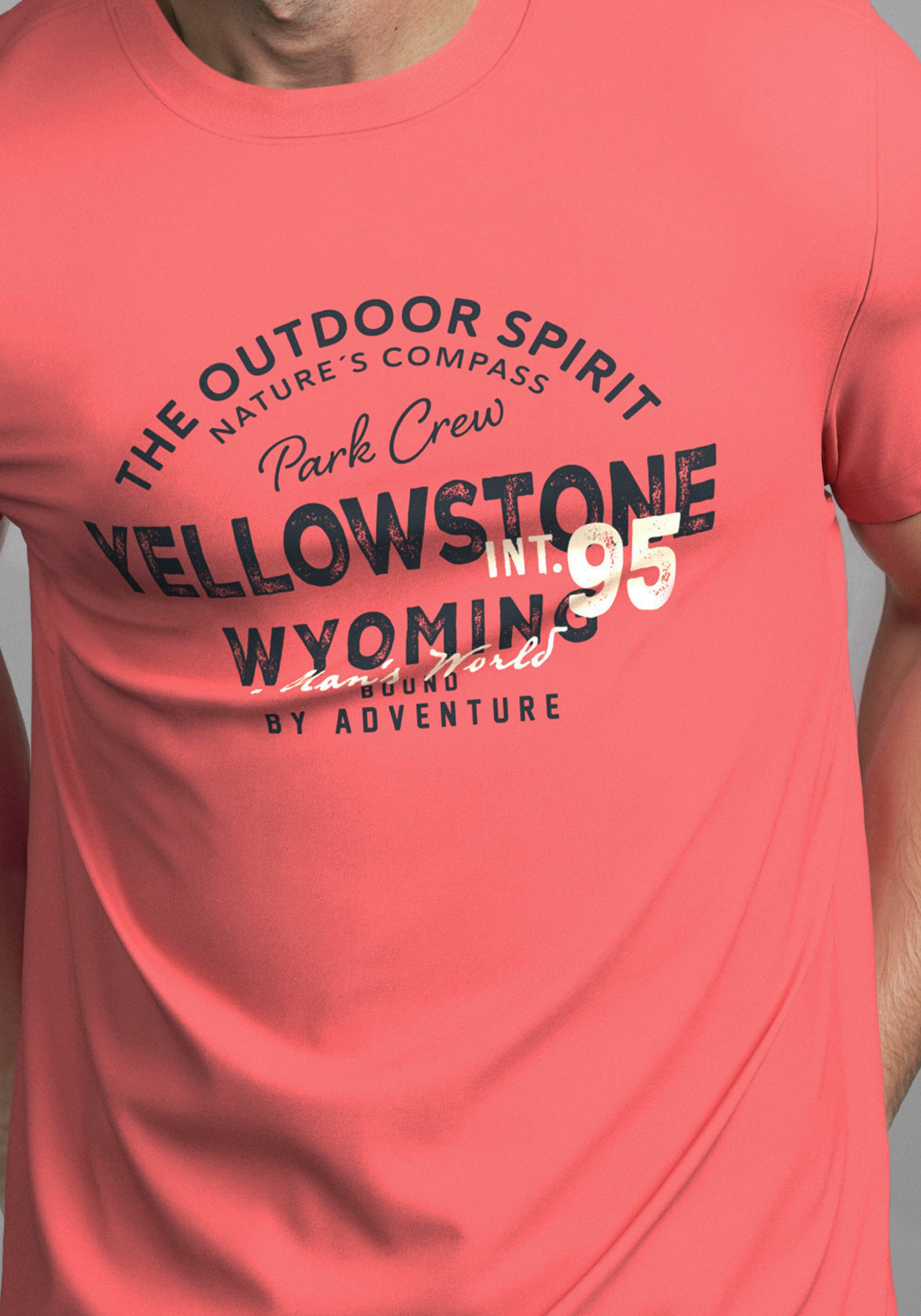 Man's World Rundhalsshirt »Neue Kollektion!« mit Print