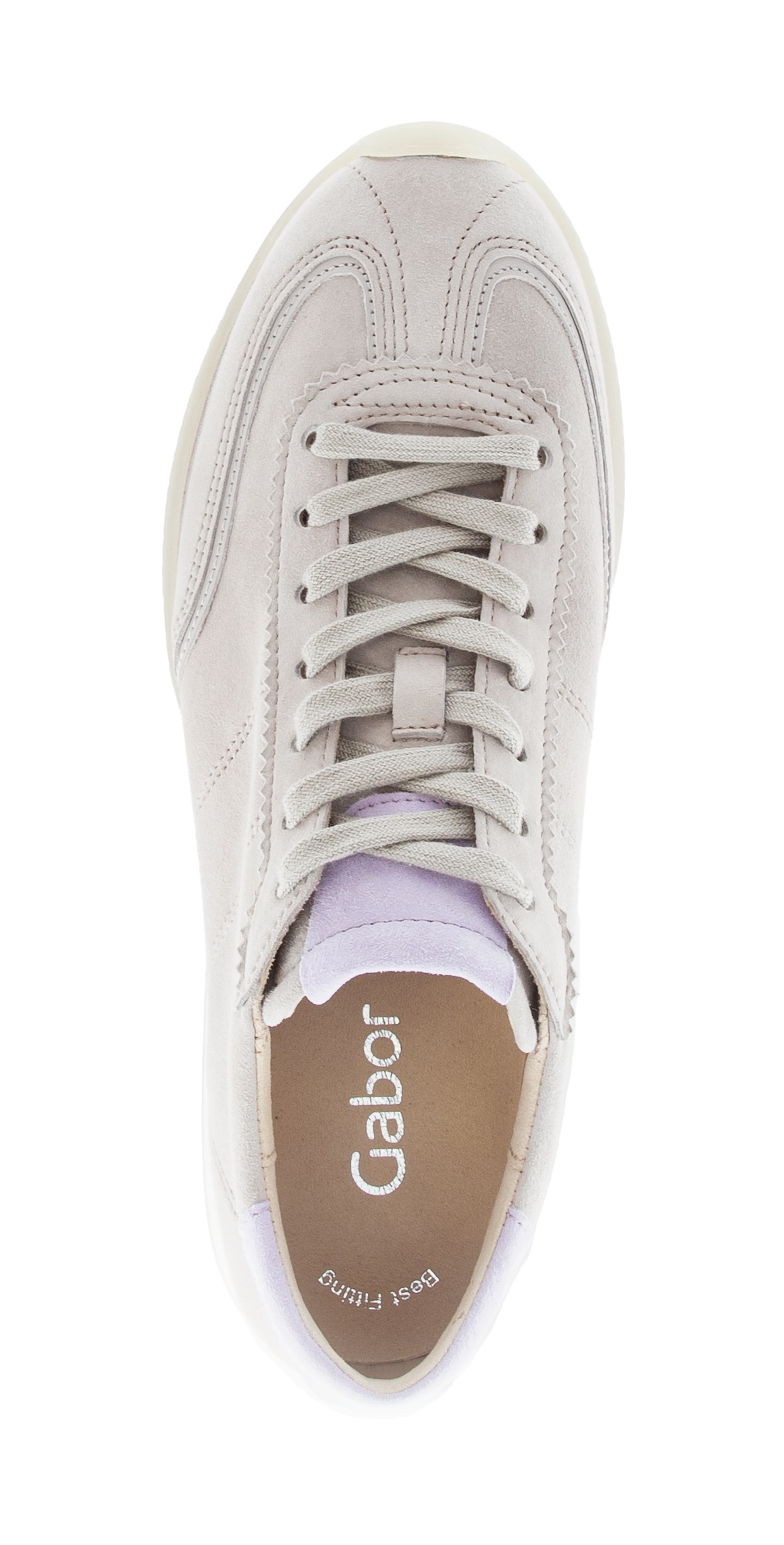 Gabor Sneaker  Freizeitschuh, Halbschuh, Schnürschuh mit Ziernähten