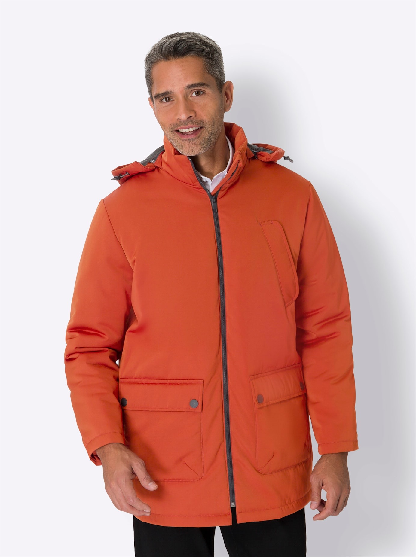 Classic Outdoorjacke, mit Kapuze