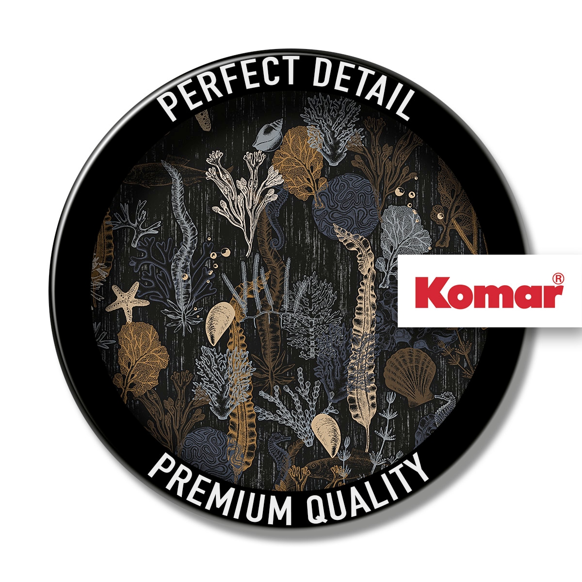 Komar Fototapete »Digitaldruck Vlies - Deep Delight - Grösse 500 x 250 cm«, bedruckt-floral-geblümt-gemustert-tropisch, Wohnzimmer, Schlafzimmer