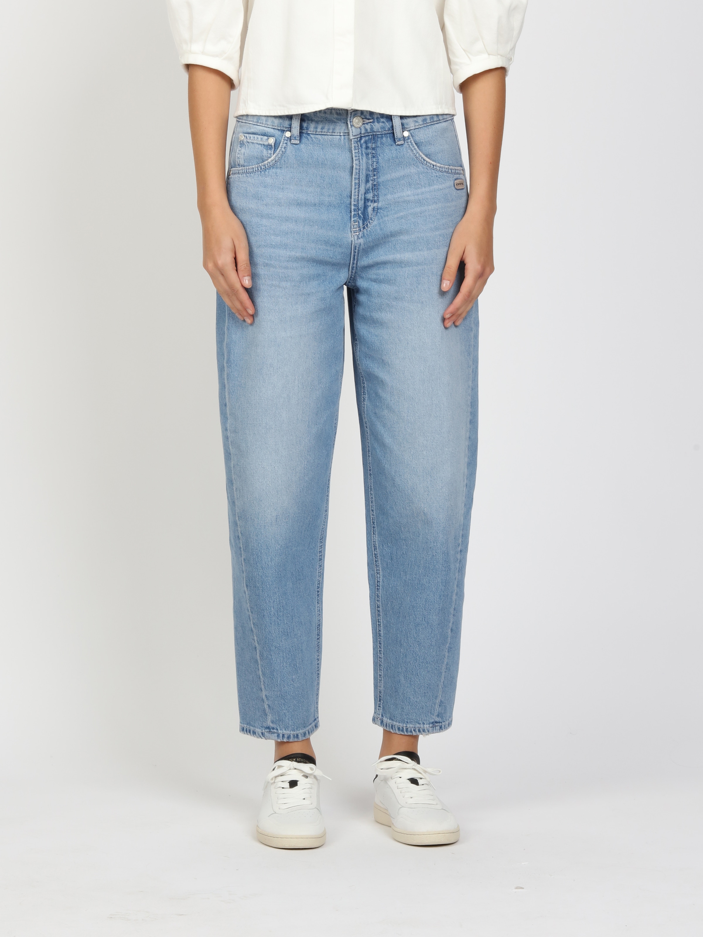 GANG 5-Pocket-Jeans »94BLAKE« mit eingesetztem Seitenstreifen, cropped