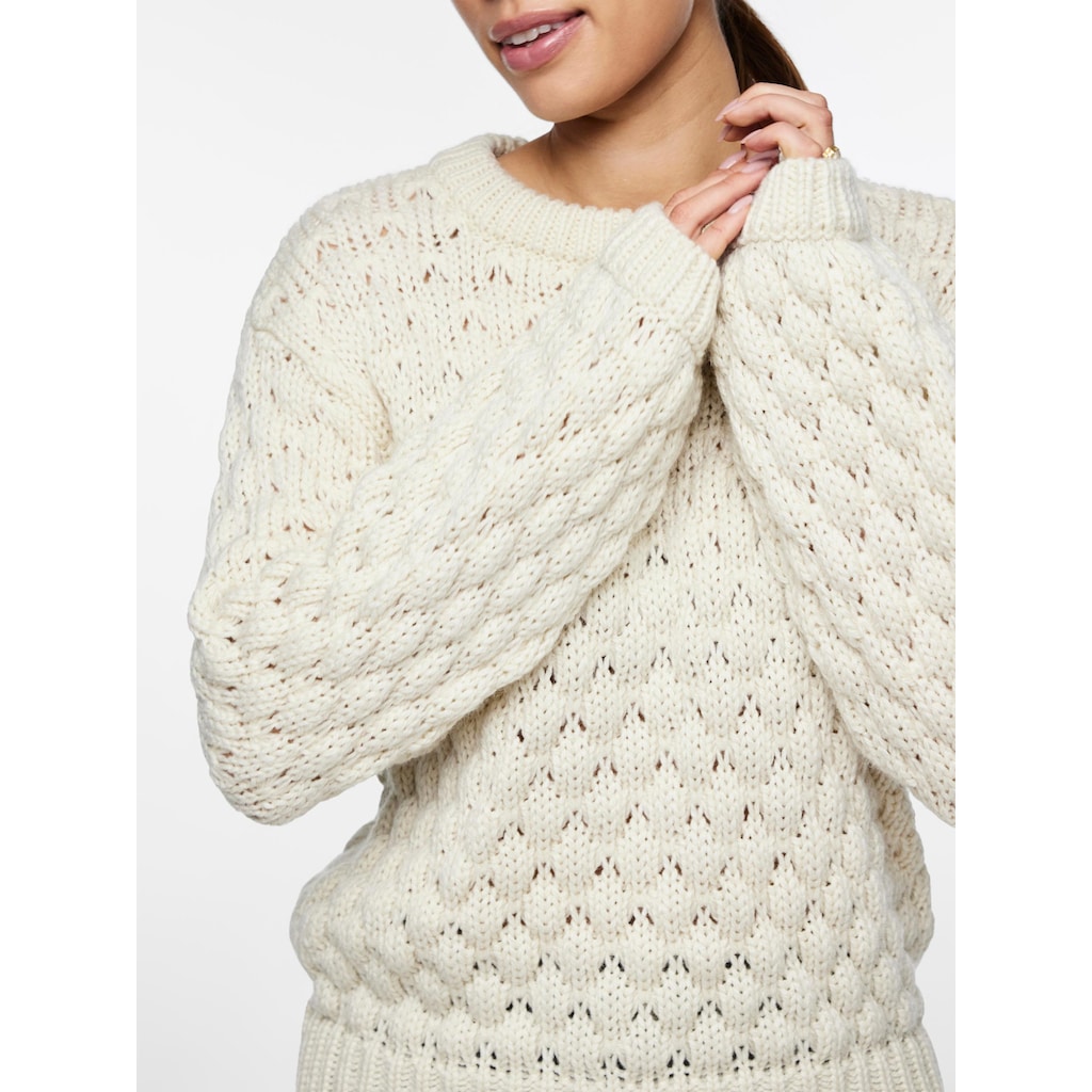 Y.A.S Strickpullover »YASBUBBA LS KNIT PULLOVER S. NOOS«