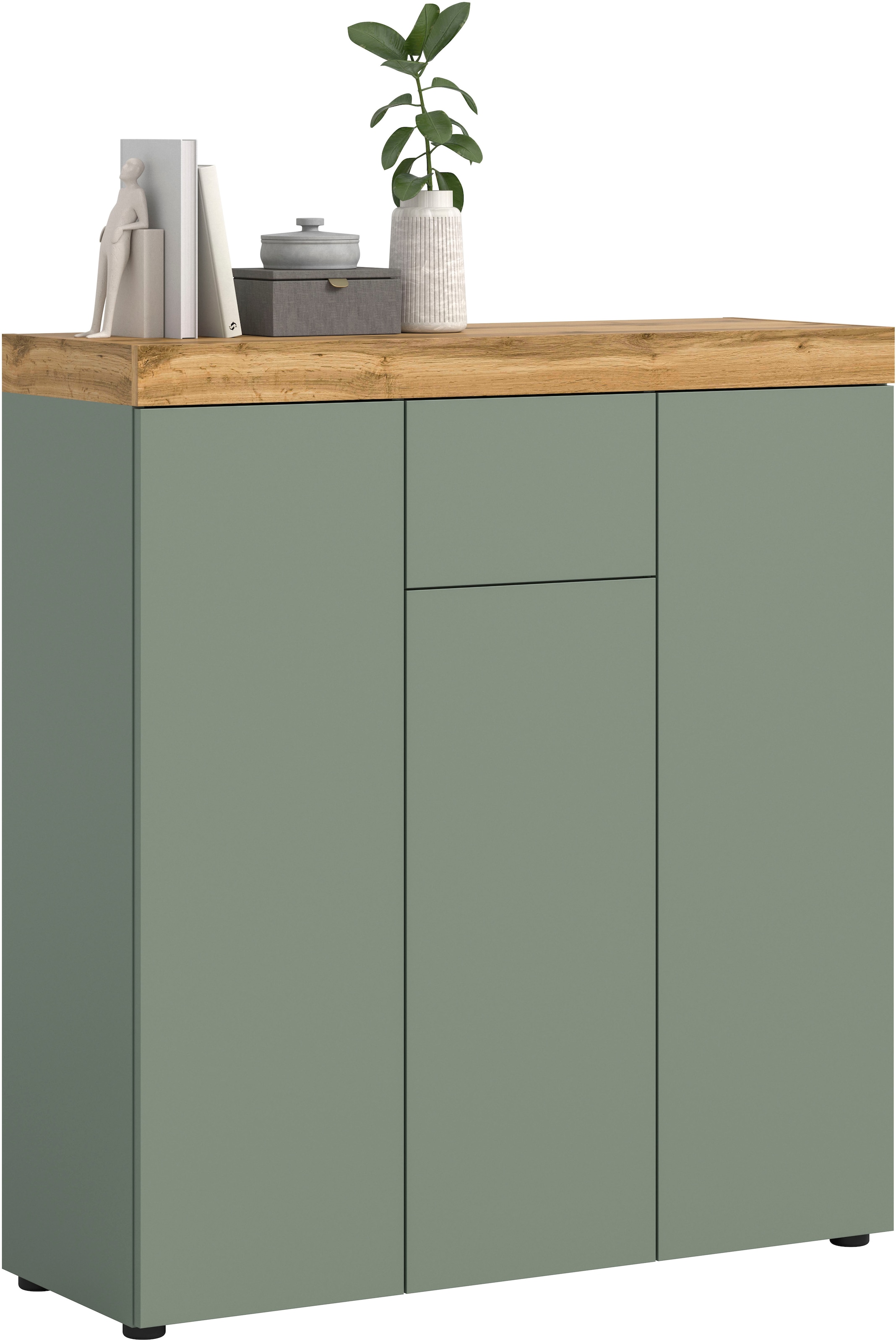 GOODproduct Buffet haut »MAMBO, TOPSELLER!, Höhe 115 cm, in verschiedenen Farben erhältlich« 2 farbige Ausführung, in verschiedenen Farben erhältlich, 1 cuis tlg. Kommode, Sideboard, Wohnzimmer, Schlafzimmer