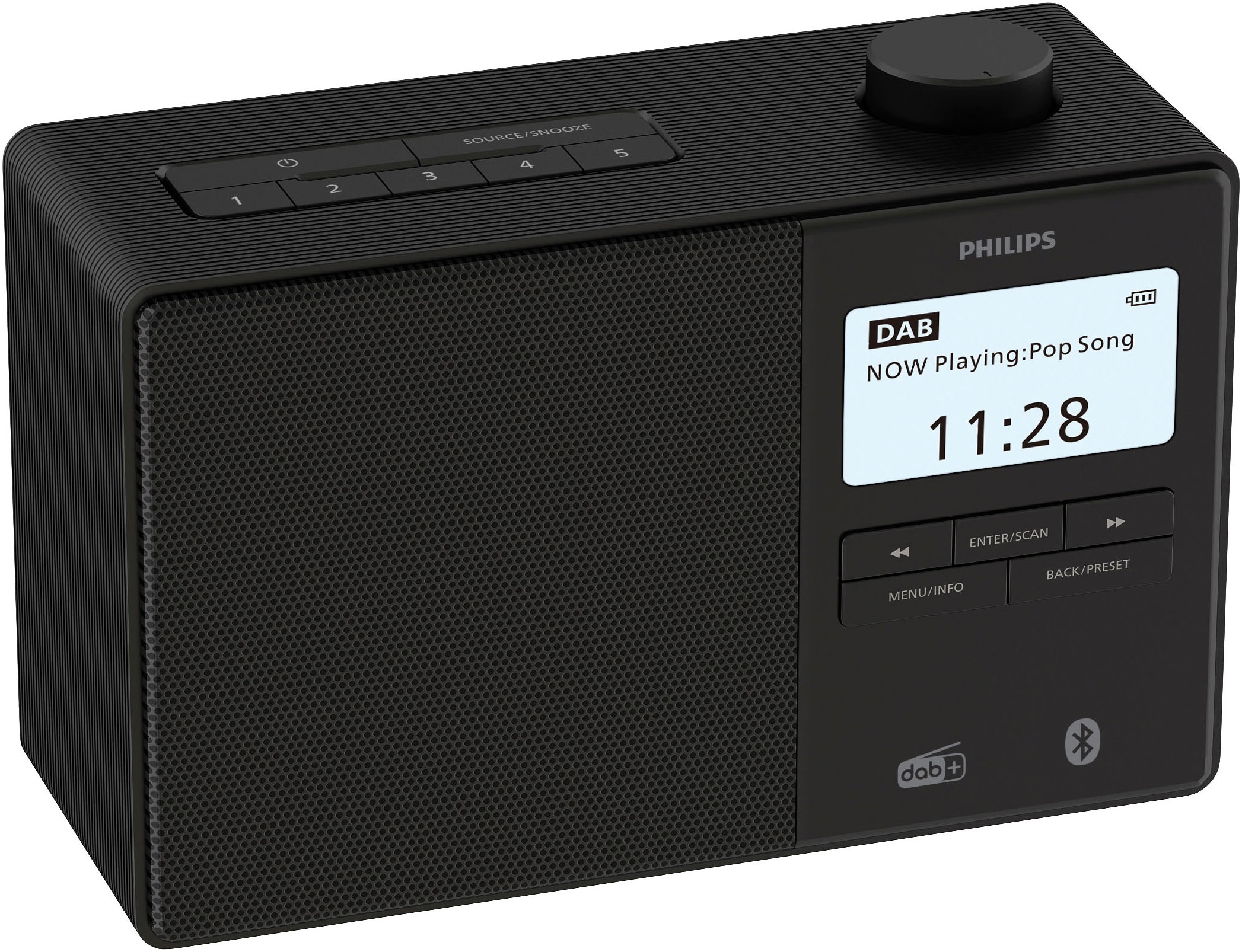 Image of Philips Digitalradio (DAB+) "TAR5600" (Bluetooth Digitalradio (DAB+) FM-Tuner 5 W) UKW, USB, Bluetooth