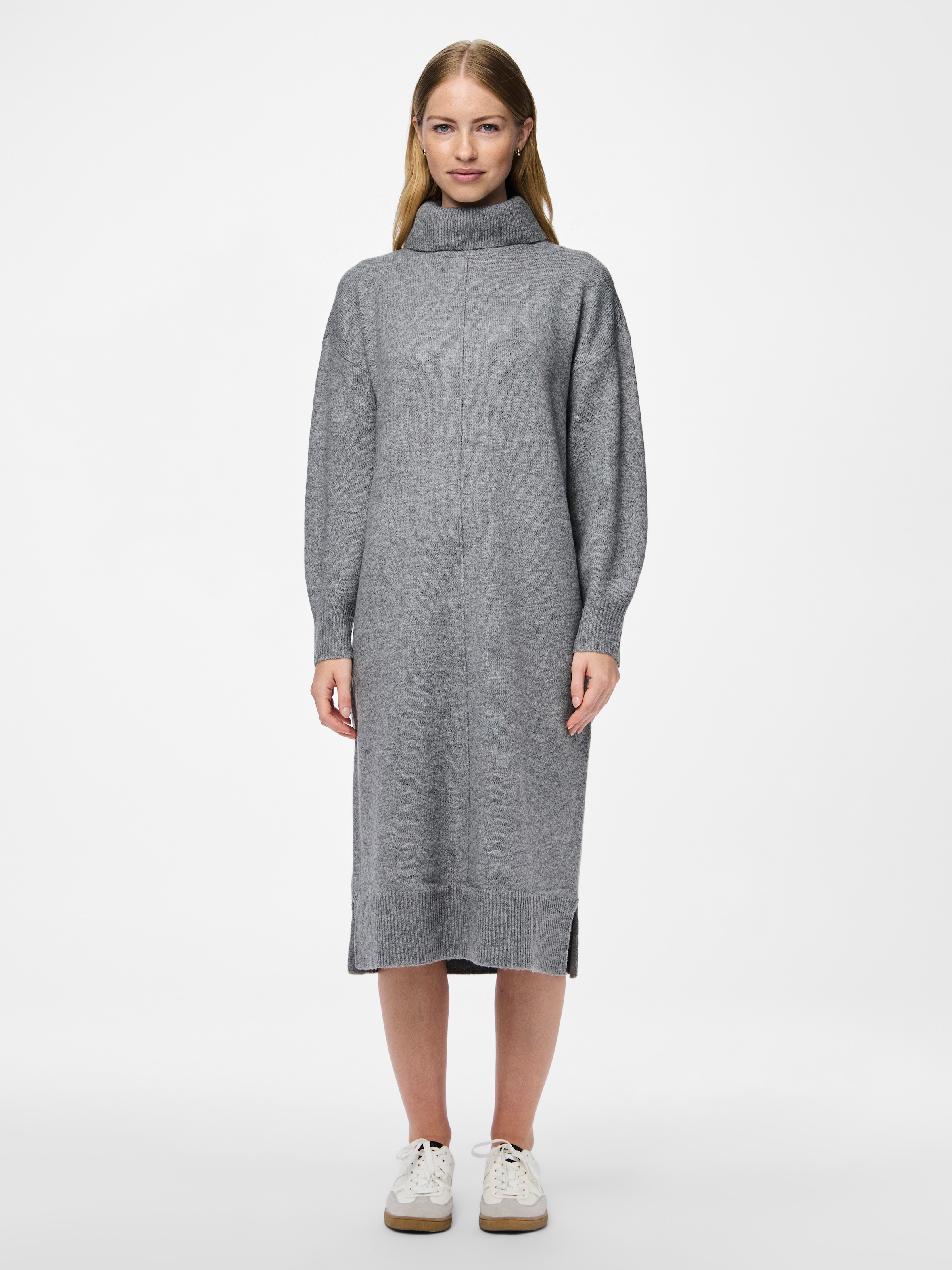 Image of pieces Strickkleid "PCMALOU LS ROLLNECK KNIT DRESS NOOS BC"
