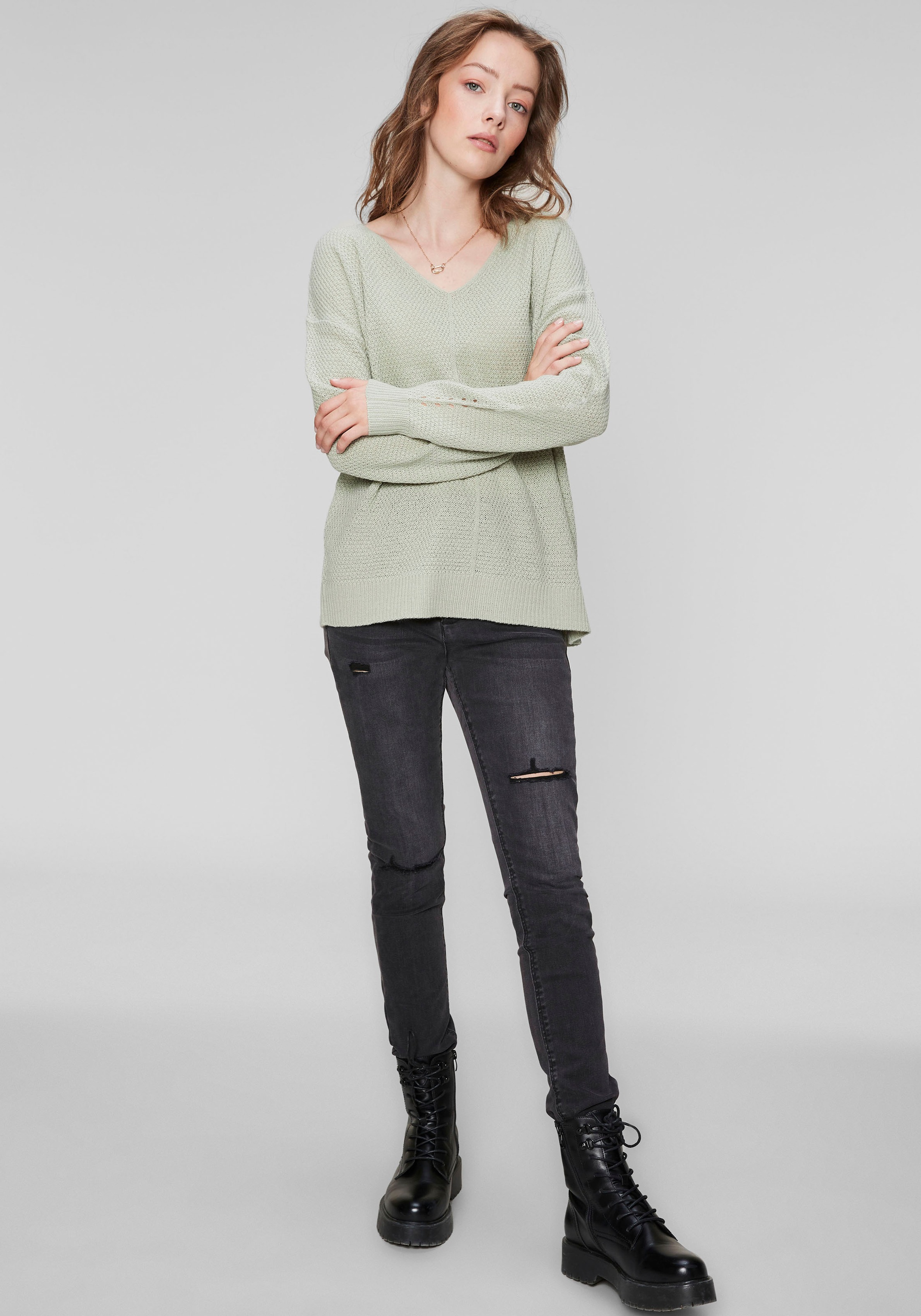 Image of HaILY’S Strickpullover »VK Cleo« bei Ackermann Versand Schweiz