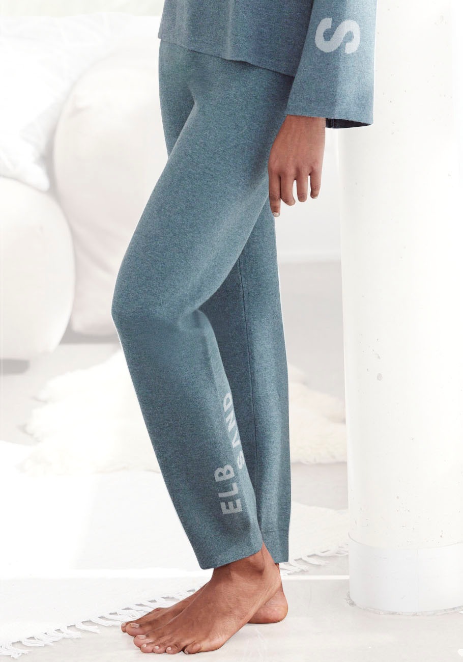 Image of Elbsand Strickhose aus weichem Strick, Loungewear