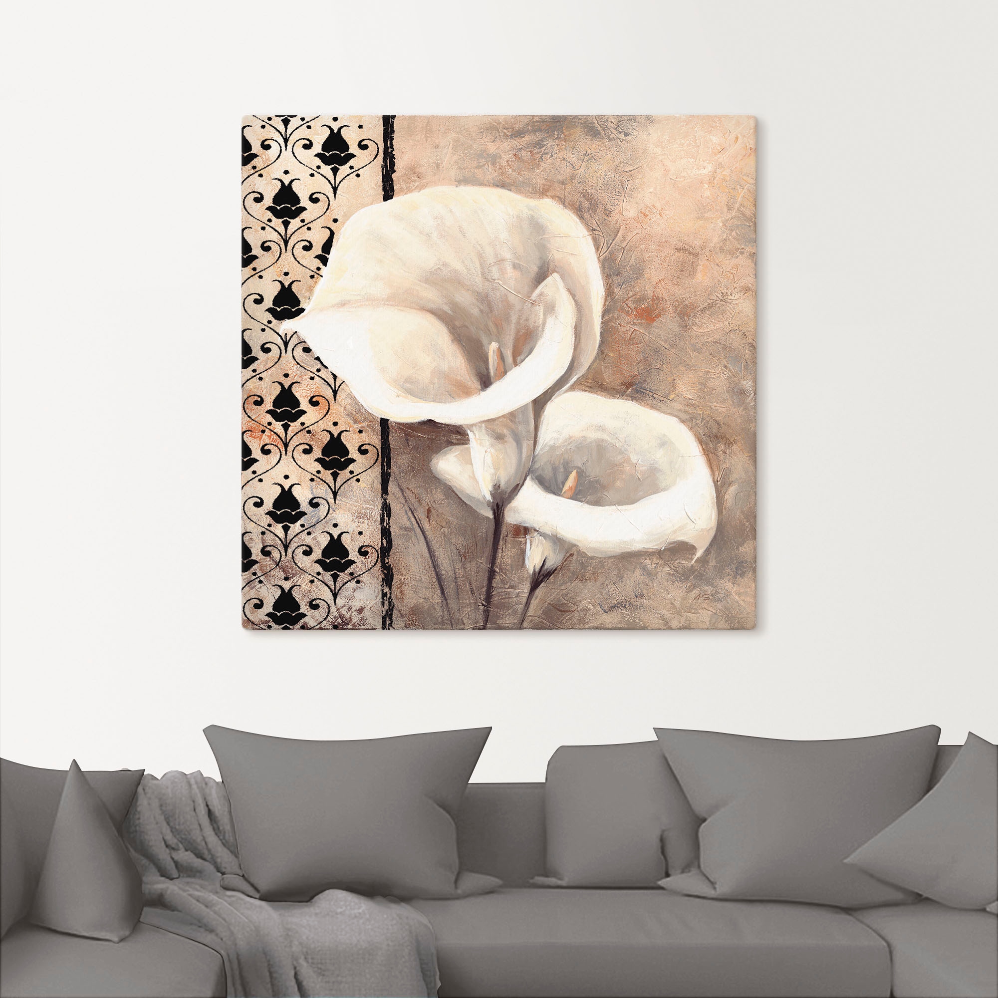 Artland Tableau sur toile »Klassische Callas« 1 cuis tlg. auf Holzrahmen gespannt