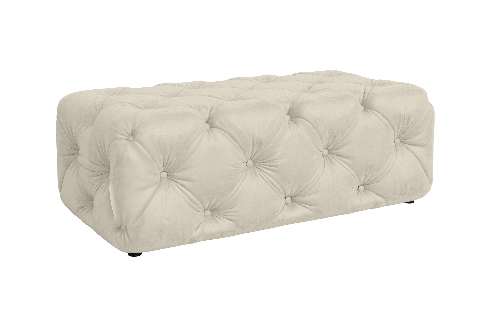 Home affaire Polsterhocker »FOLLINA« Polsterhocker mit klassischer Chesterfield-Knopfheftung