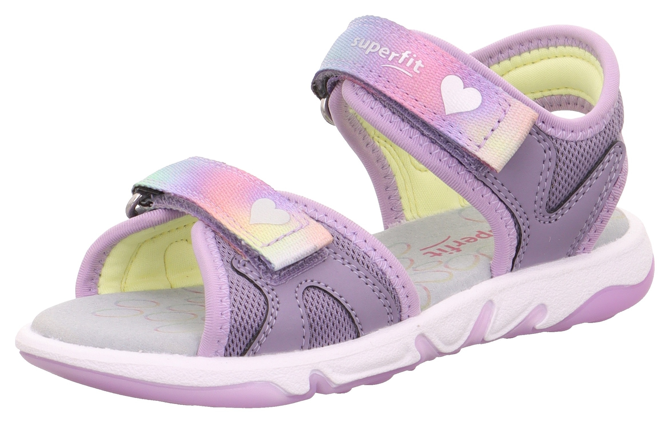 Image of Superfit Sandale "PEBBLES WMS: mittel" Sandalette mit süssem Motiv, Grössenschablone zum Download