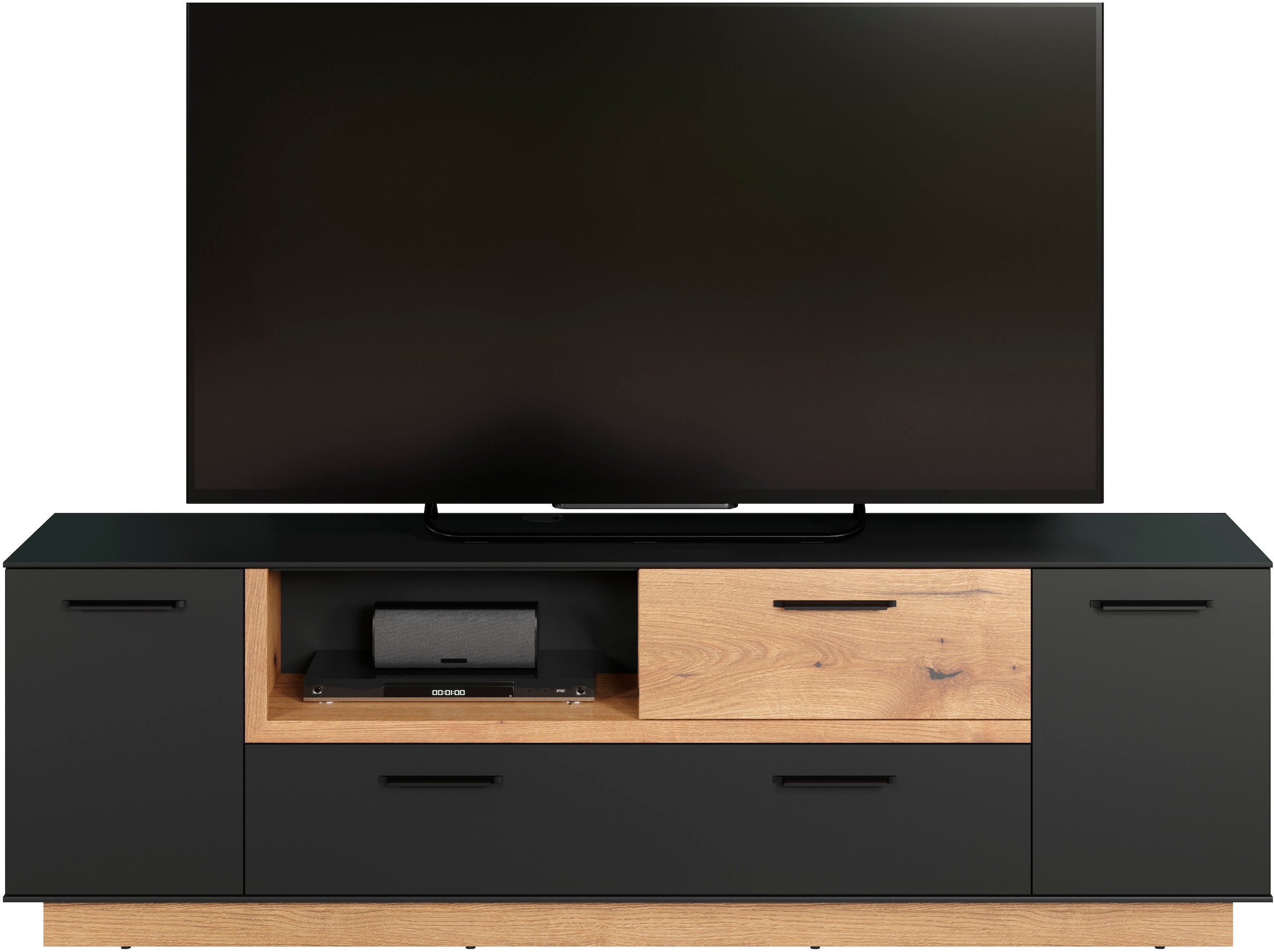 INOSIGN TV-Bank »Premont« 1 Stk. tlg. Eleganter, zweifarbiger TV-Schrank - Lowboard mit Soft-Close