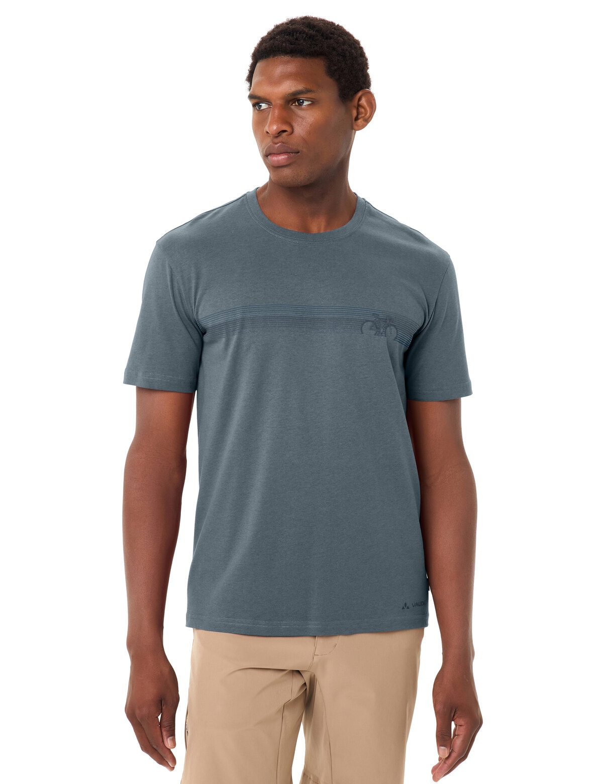 VAUDE T-shirt fonctionnel »MEN'S CYCLIST T-SHIRT V« coupe sportive, manches courtes, pour activités variées